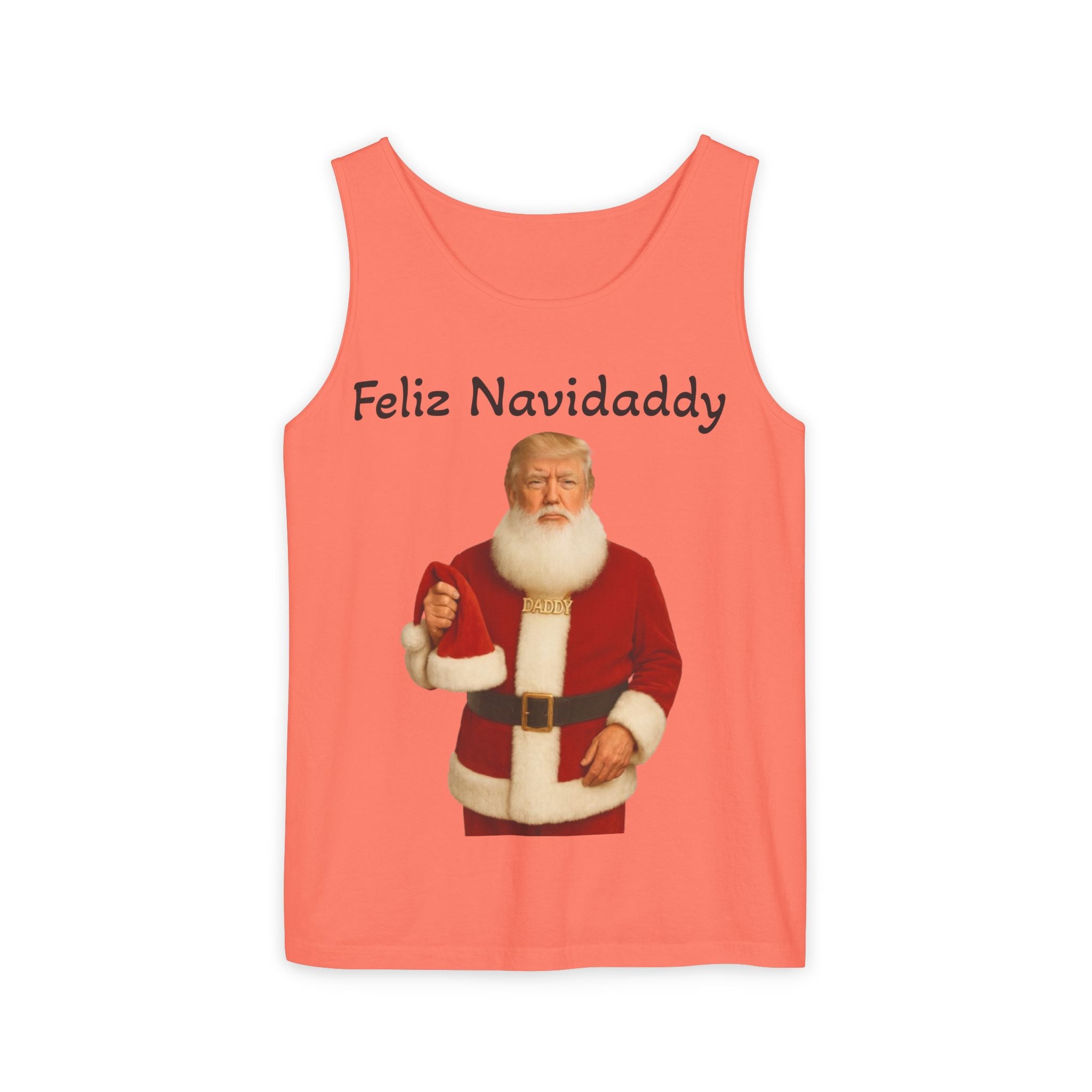 Feliz Navidaddy Tank Top | Unisex Holiday T-Shirt, Santa Claus Shirt, Funny Christmas Apparel, Navidad Gift