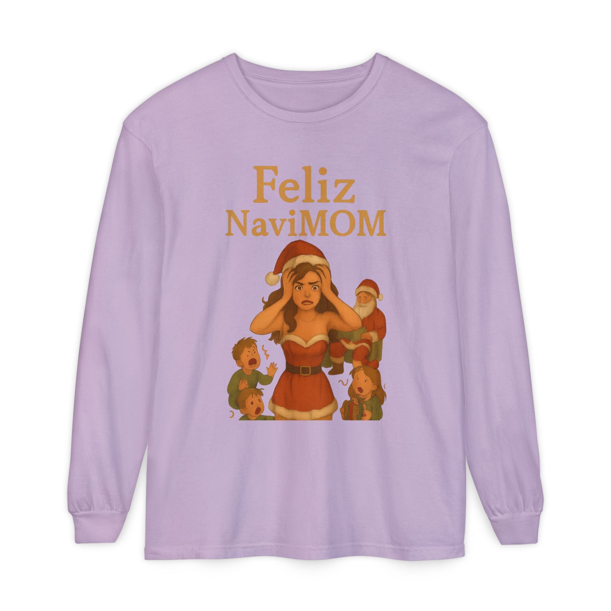 Stressed Chrismas Mom FeliznaviMOM