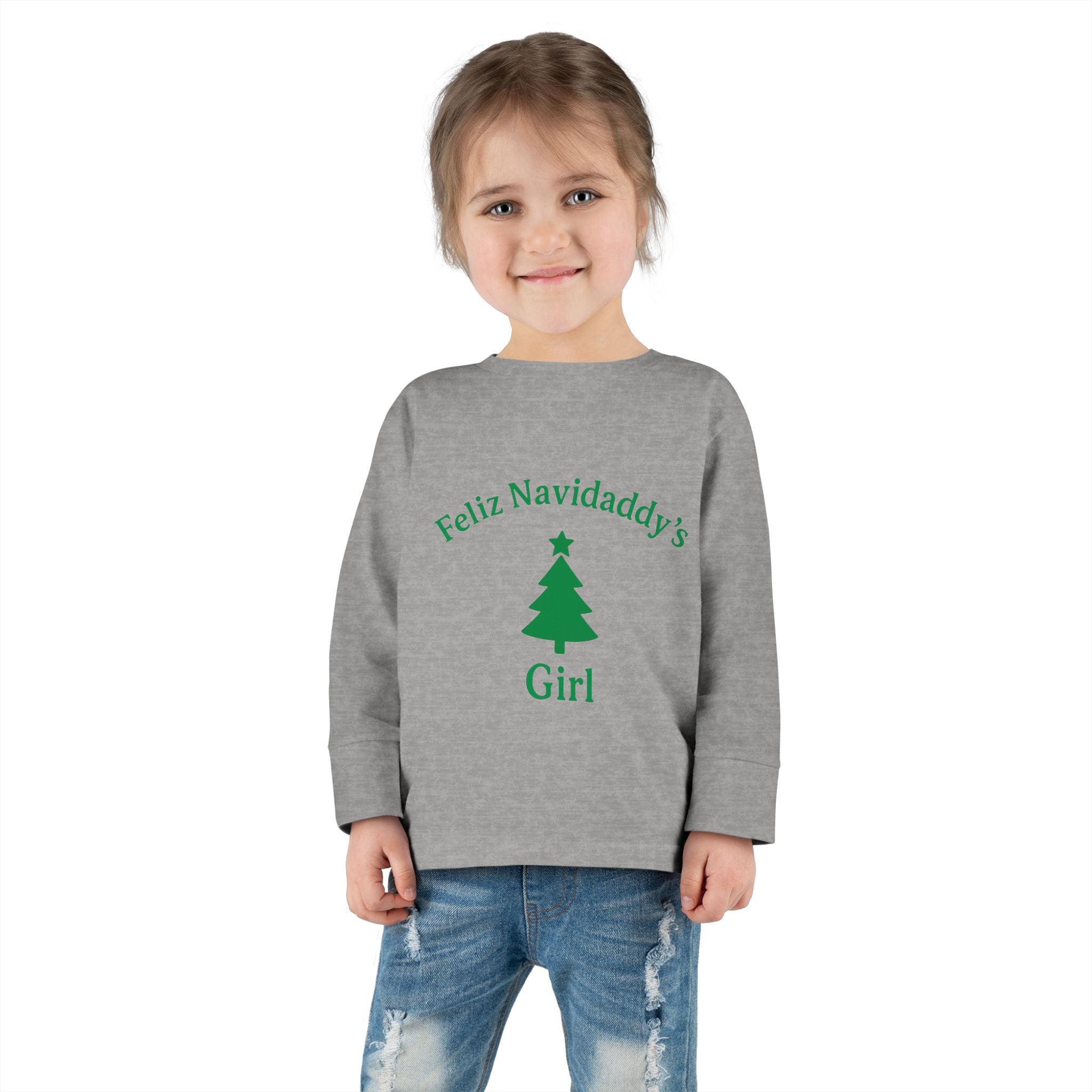Toddler Feliz Navidaddy's Girl Long Sleeve