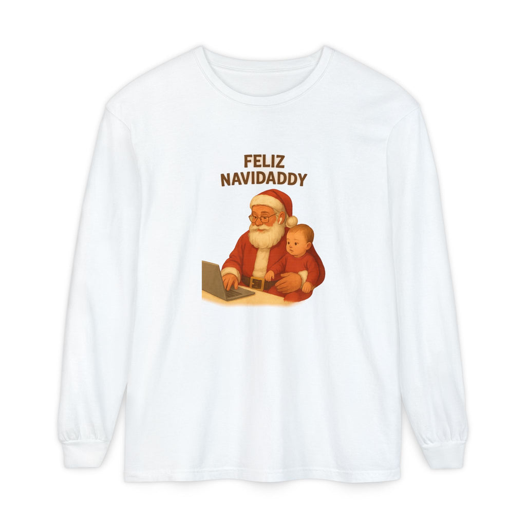 Working Dad Long Sleeve Feliz Navidaddy