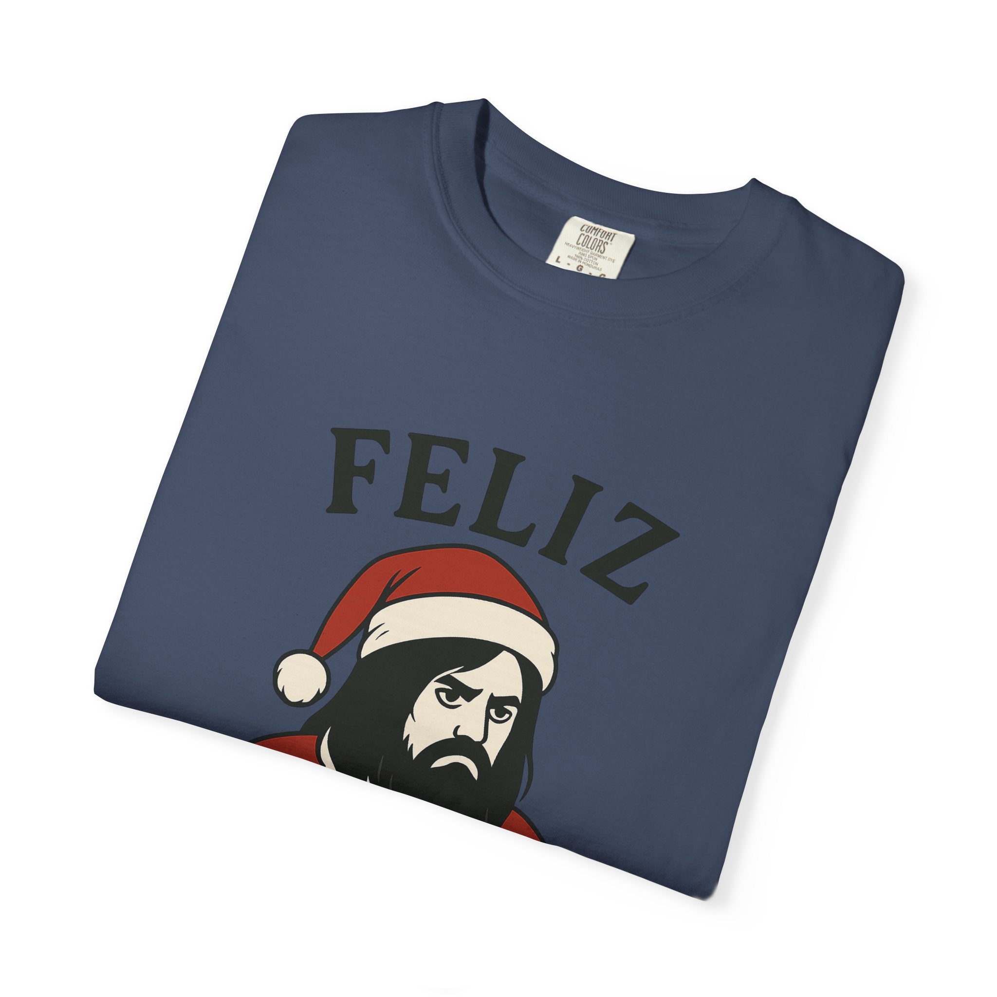 Feliz NaviSAD Emo Santa T Shirt