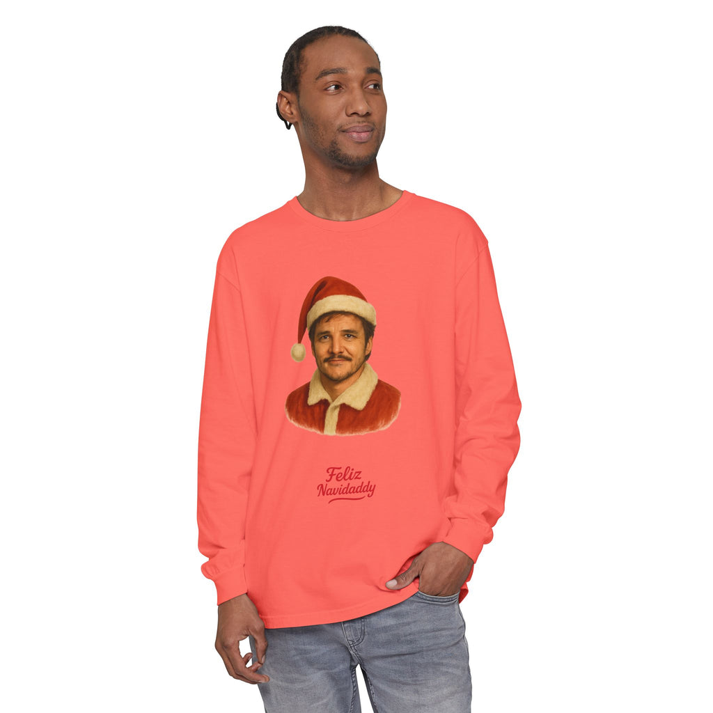 Pedro Pascal Feliz Navidaddy Long Sleeve