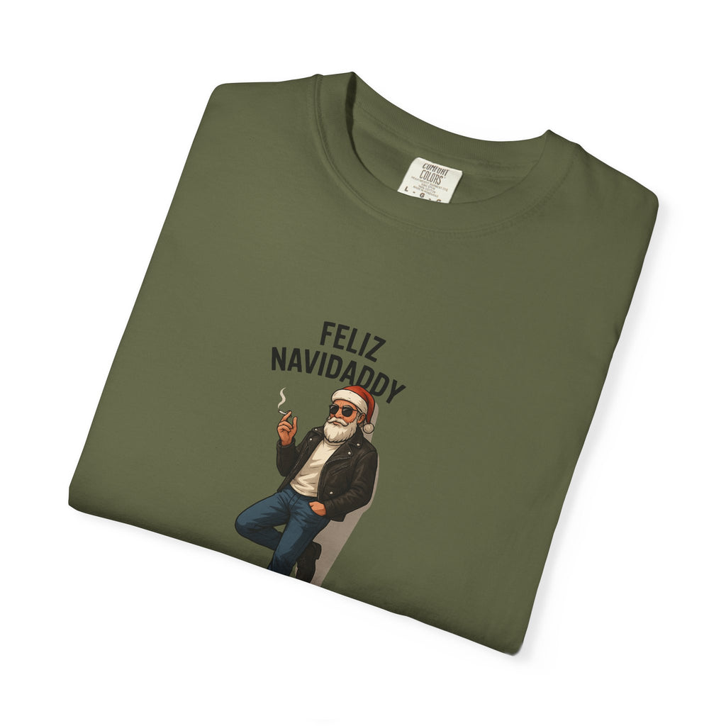 Smokin' Santa Feliz Navidaddy T Shirt