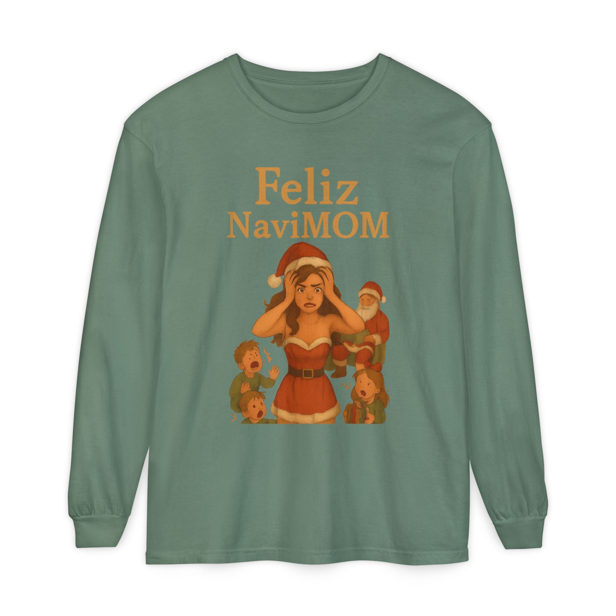 Stressed Chrismas Mom FeliznaviMOM