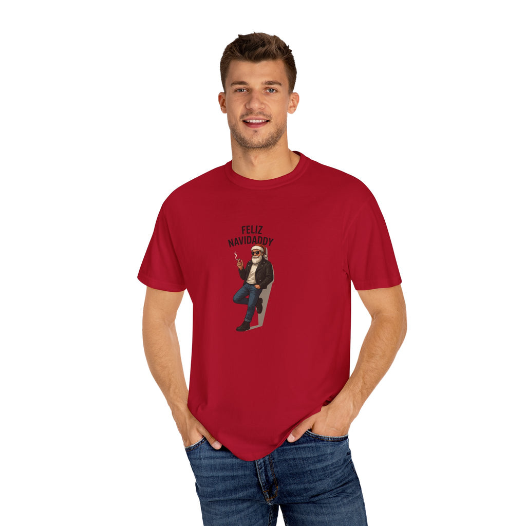 Smokin' Santa Feliz Navidaddy T Shirt