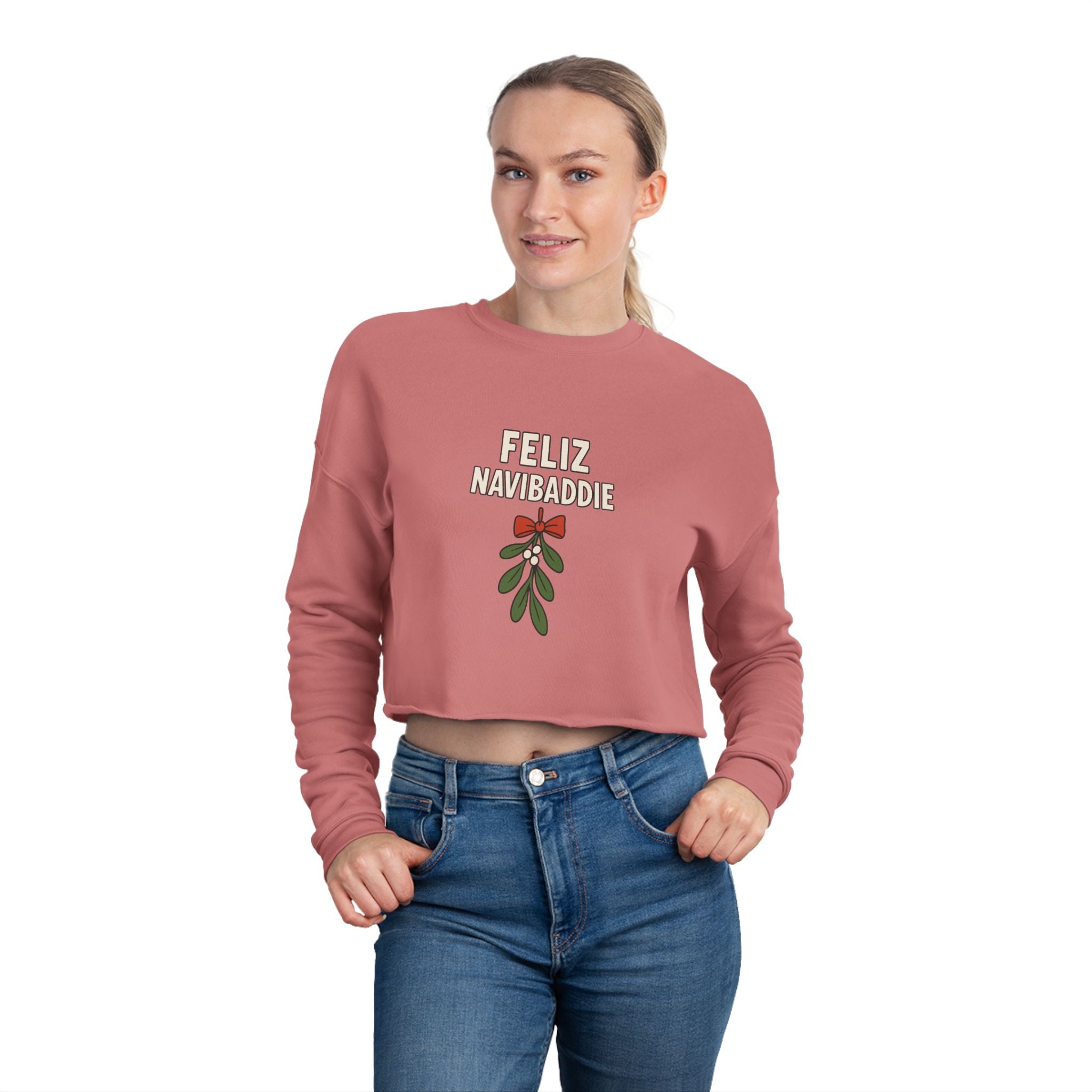 Feliz Navibaddie Cropped Sweatshirt