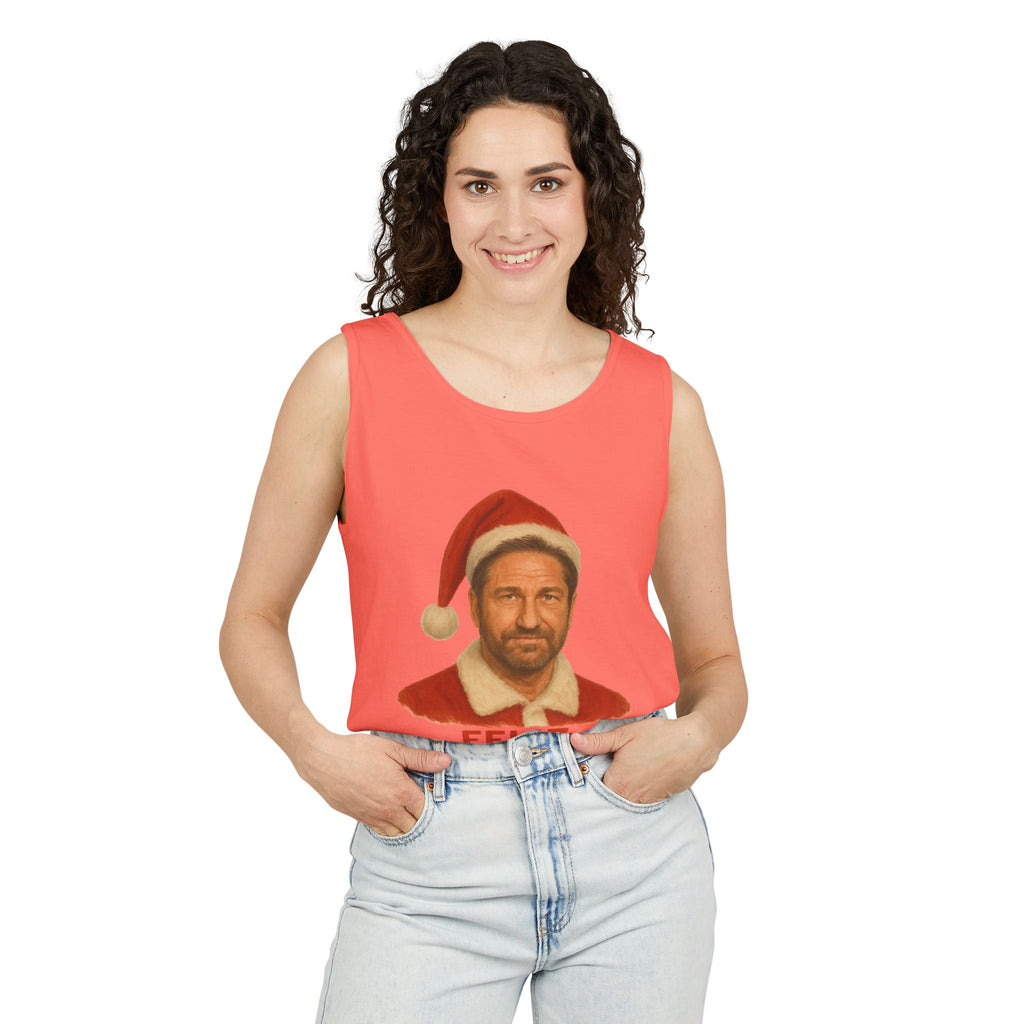 Gerard Butler Feliz Navidaddy Tank Top
