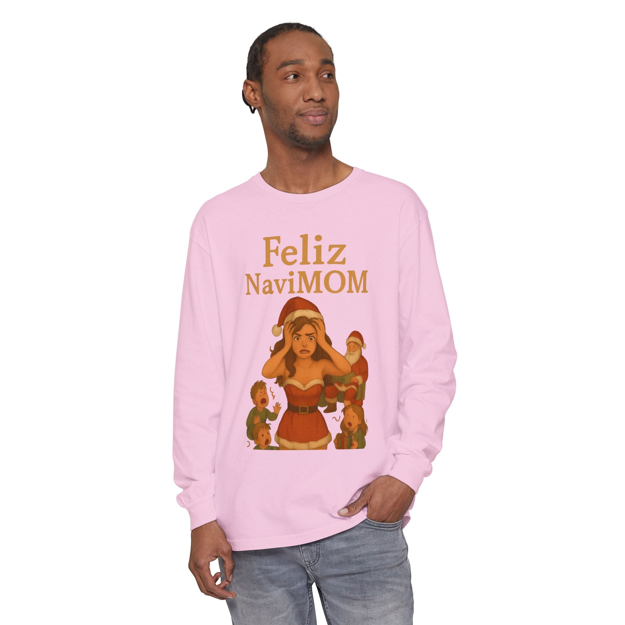 Stressed Chrismas Mom FeliznaviMOM