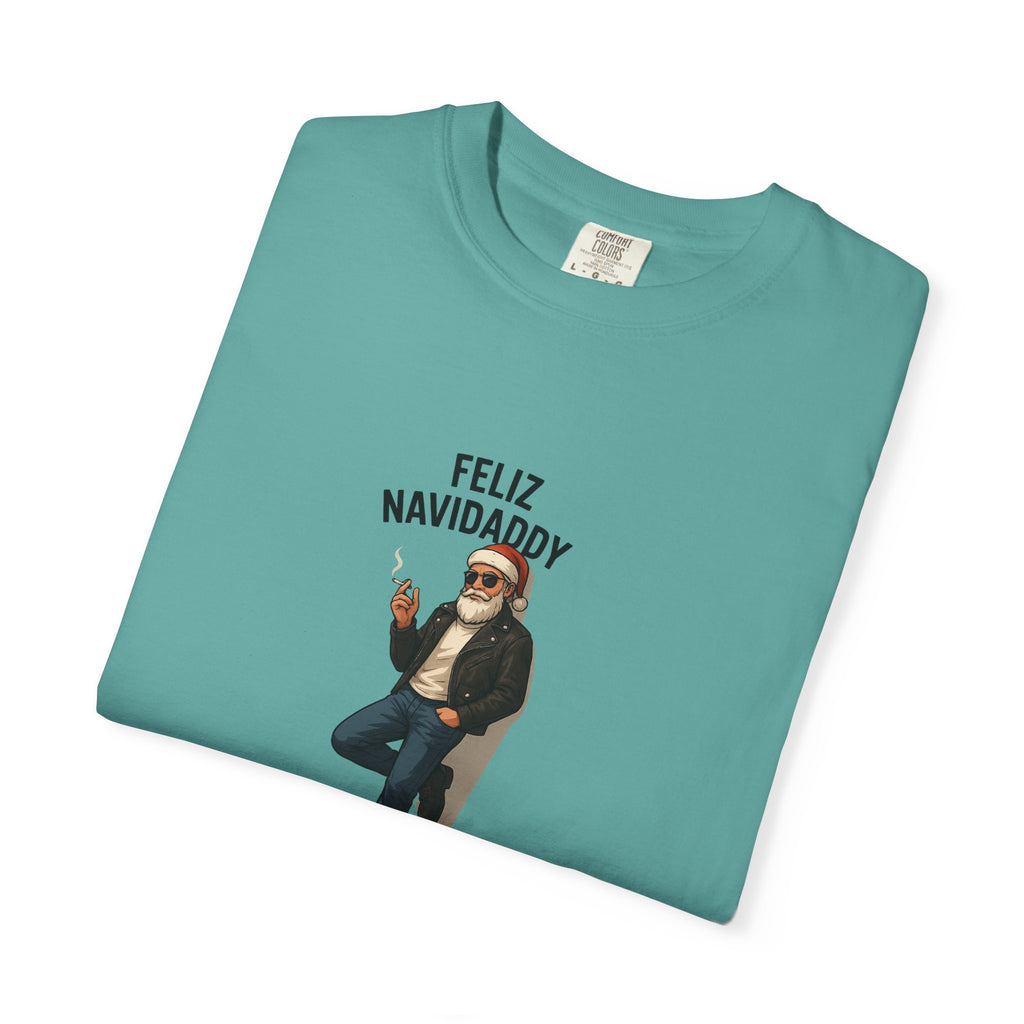 Smokin' Santa Feliz Navidaddy T Shirt