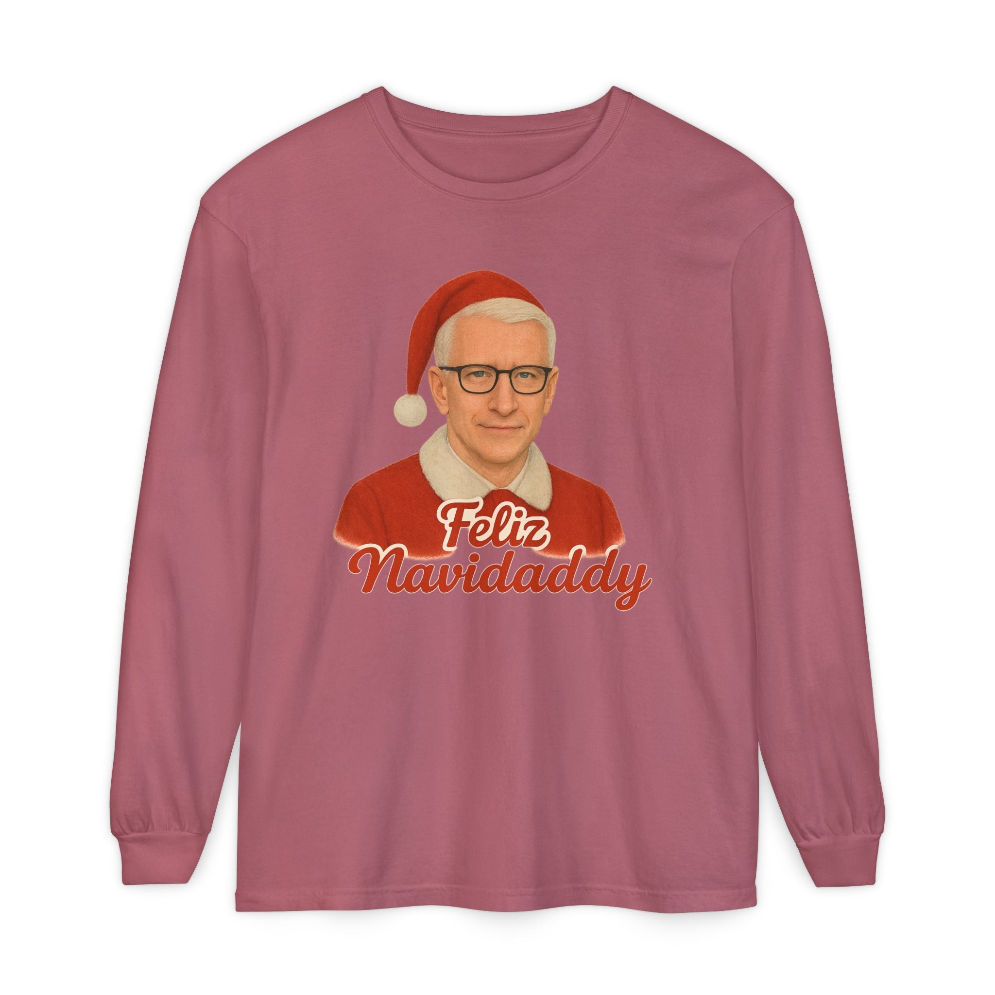 Anderson Cooper Feliz Navidaddy Long Sleeve