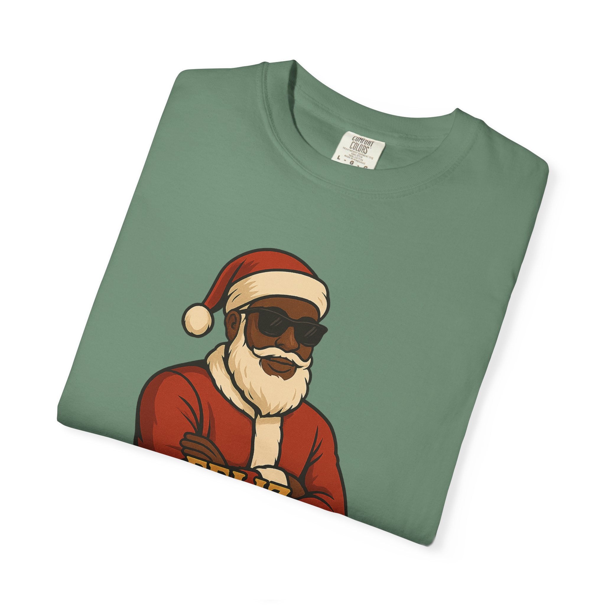 Black Santa Feliz Navidaddy T Shirt