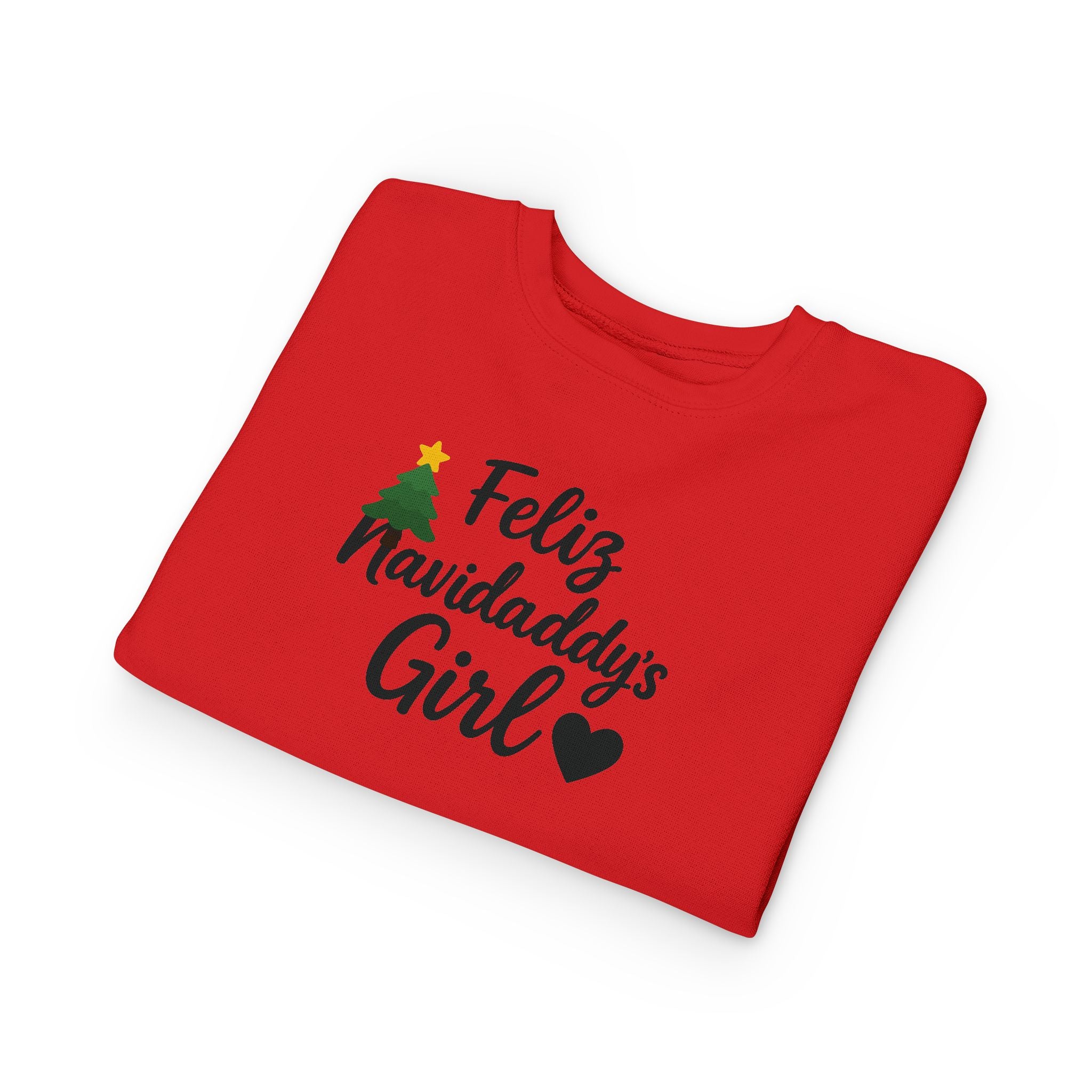 Feliz Navidaddy's Girl Toddler Sweatshirt