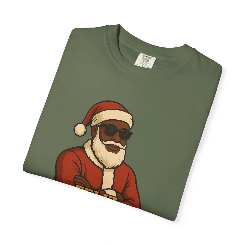 Black Santa Feliz Navidaddy T Shirt