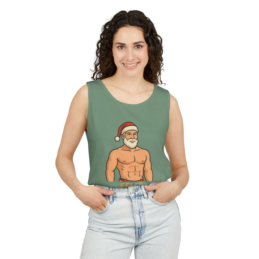 Big Clause Energy Feliz Navidaddy Tank