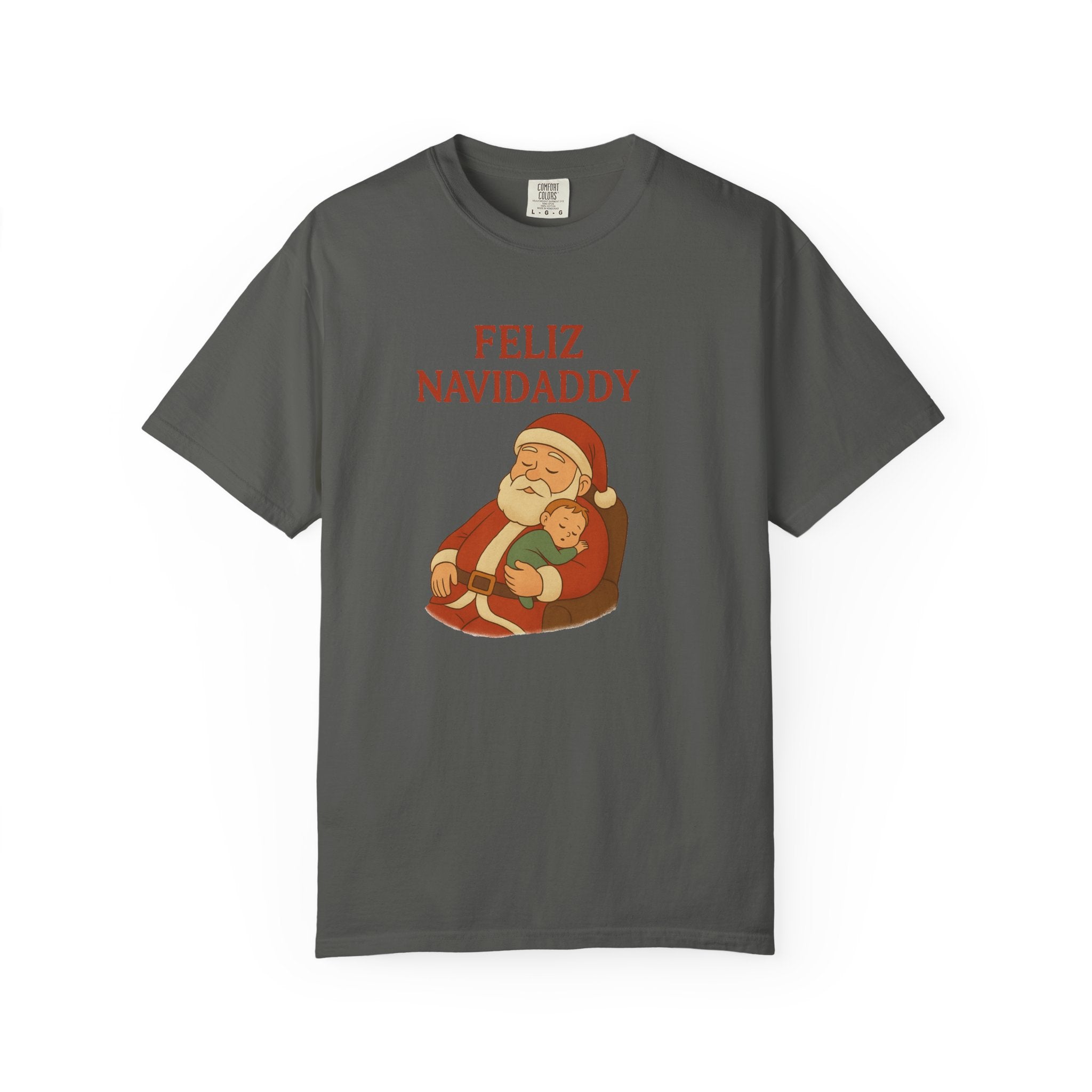 Feliz Navidaddy Sleeping Dad and Baby T Shirt