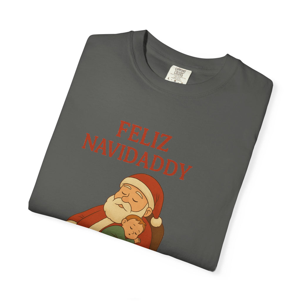 Feliz Navidaddy Sleeping Dad and Baby T Shirt