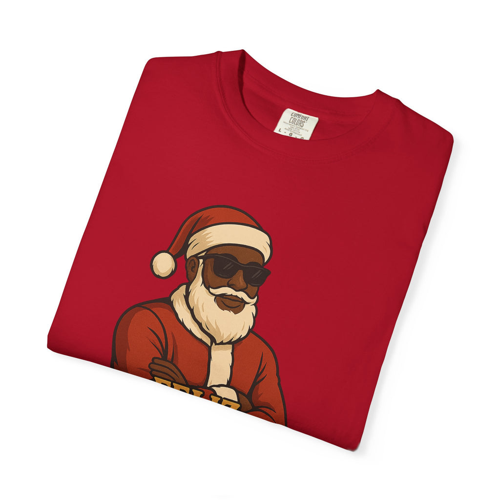 Black Santa Feliz Navidaddy T Shirt