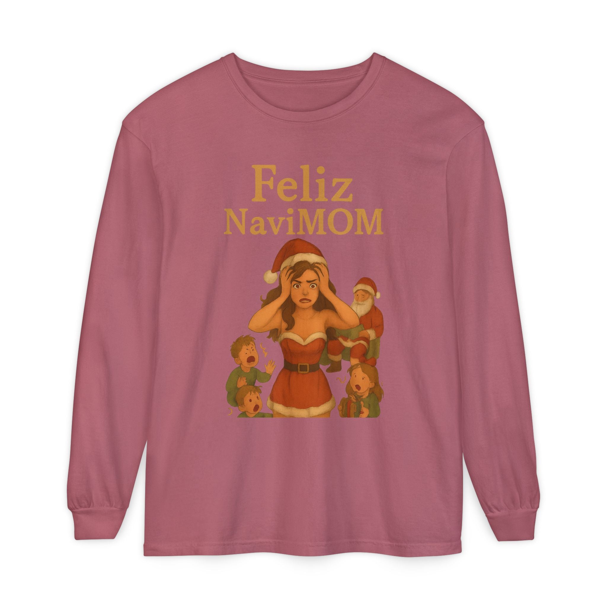 Stressed Chrismas Mom FeliznaviMOM