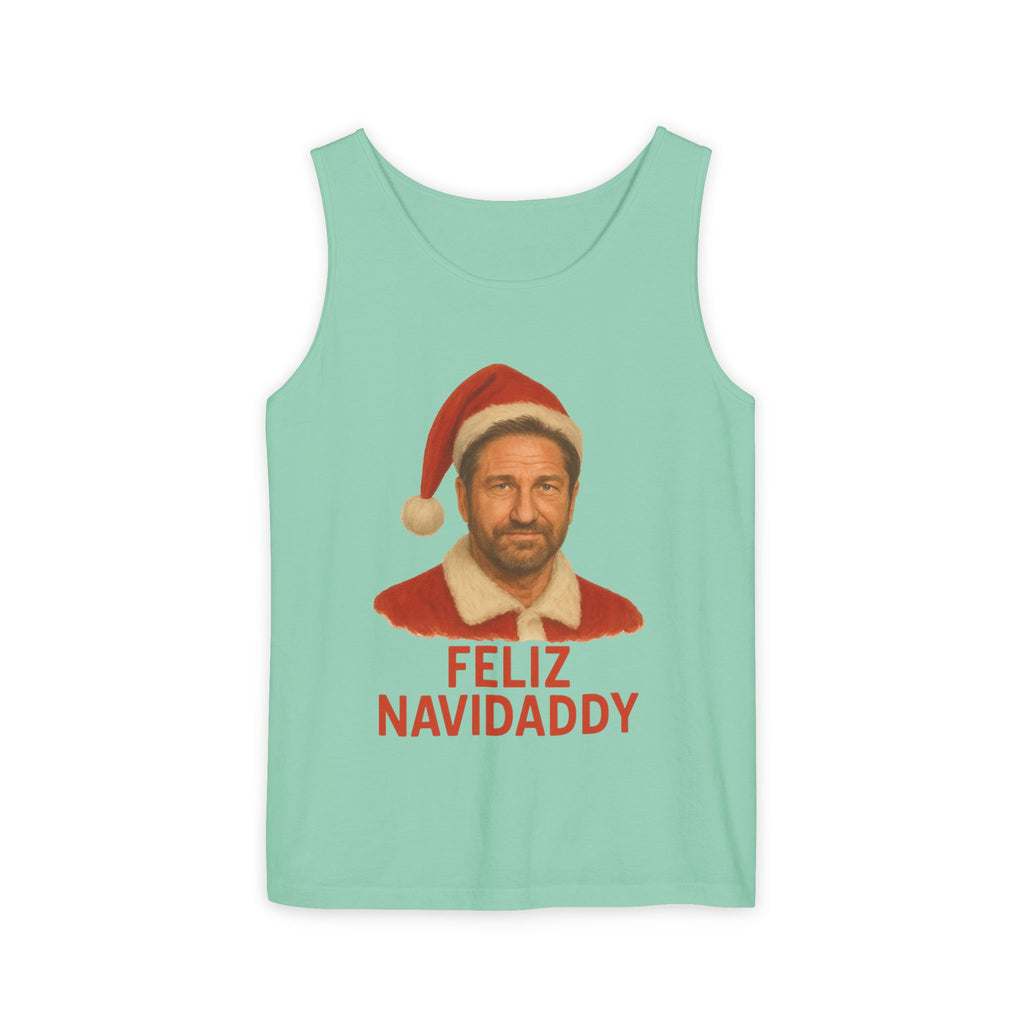 Gerard Butler Feliz Navidaddy Tank Top