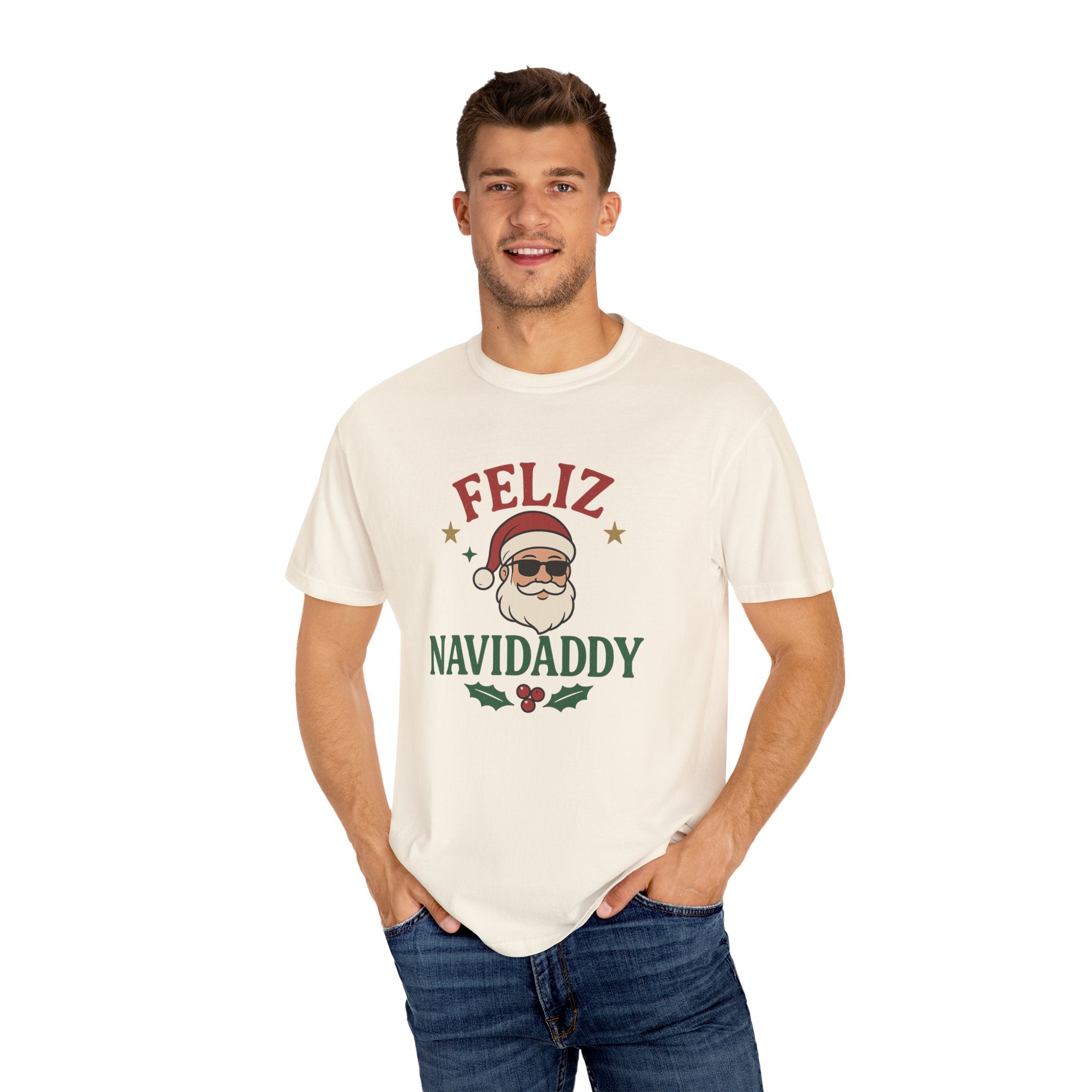 Feliz Navidaddy Mistletoe T shirt