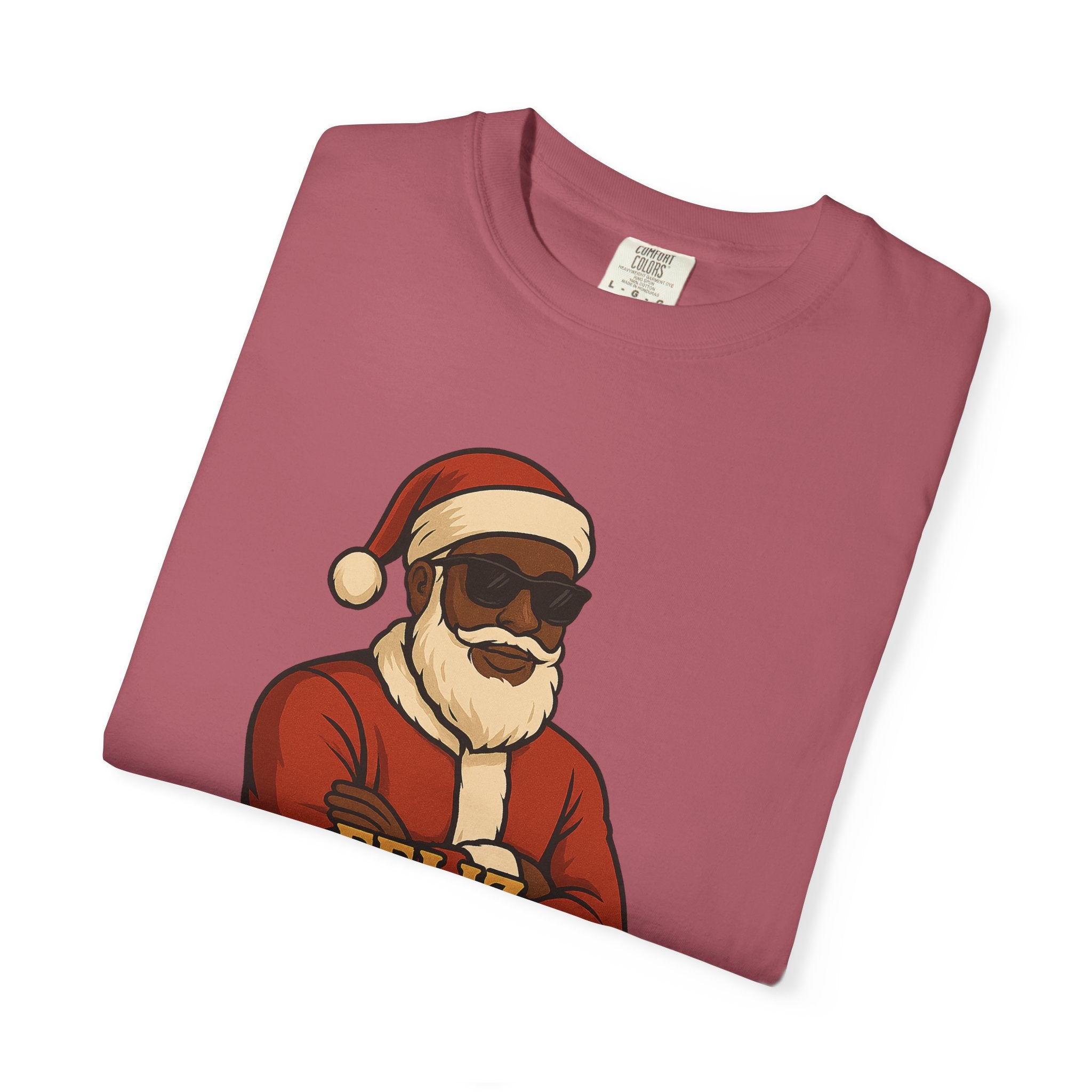 Black Santa Feliz Navidaddy T Shirt
