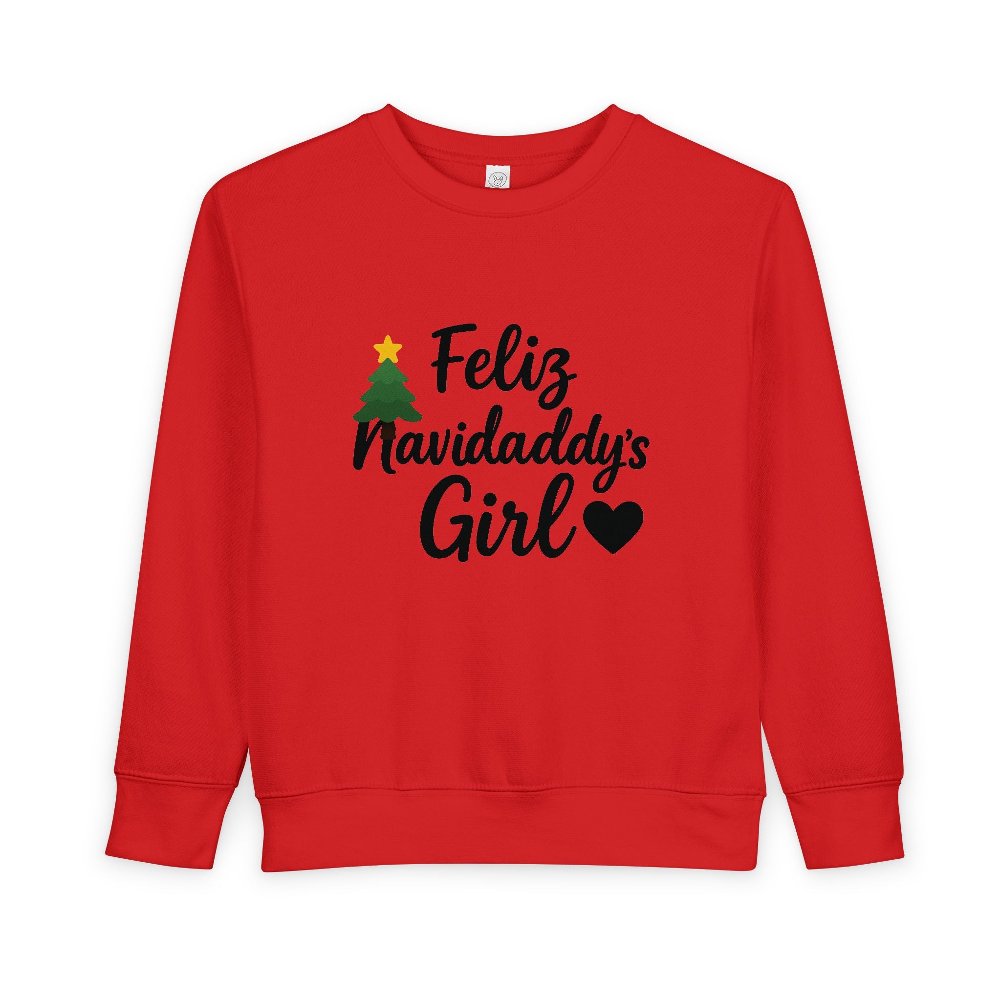 Feliz Navidaddy's Girl Toddler Sweatshirt