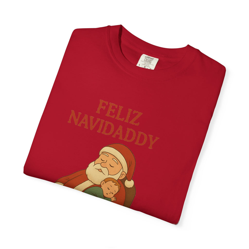 Feliz Navidaddy Sleeping Dad and Baby T Shirt