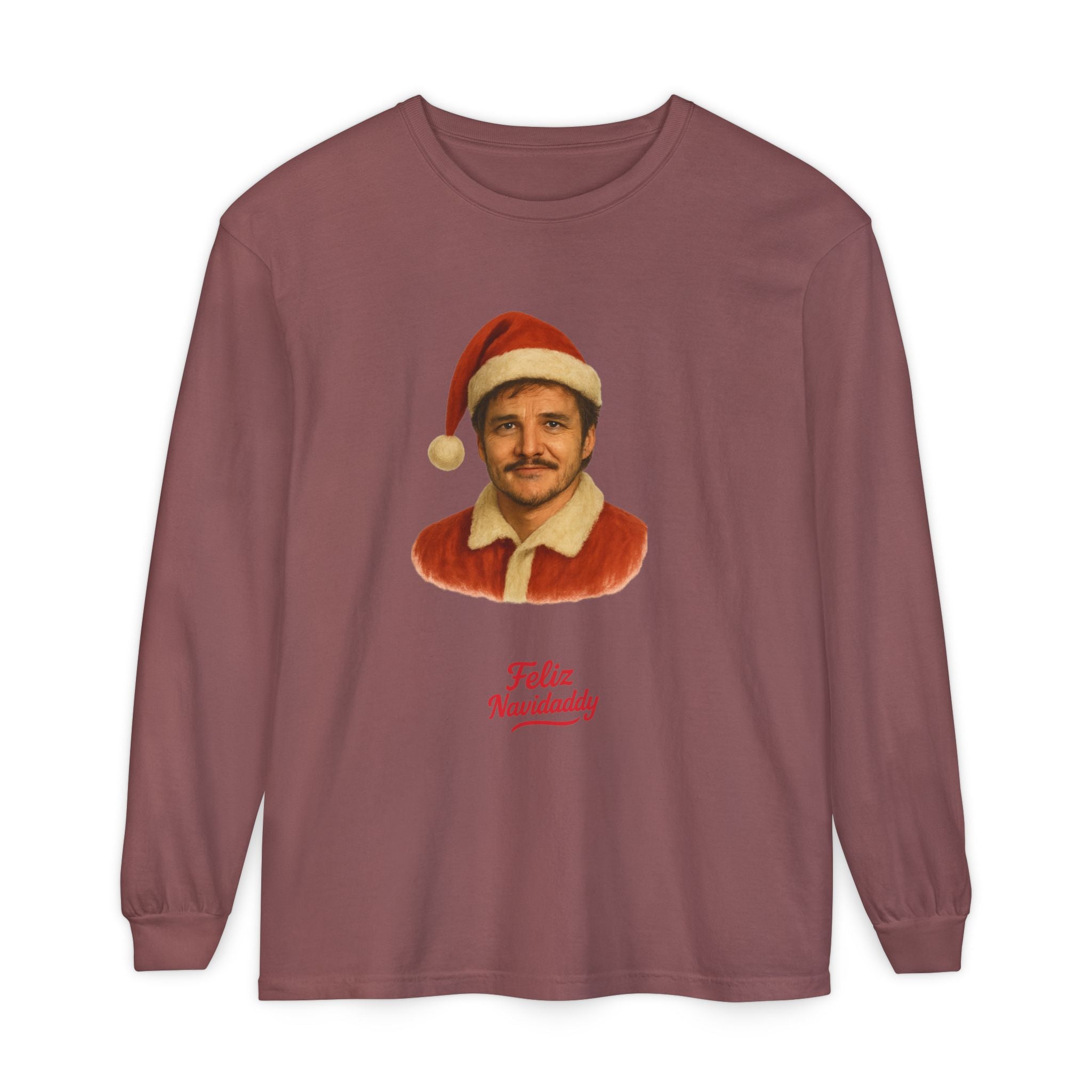 Pedro Pascal Feliz Navidaddy Long Sleeve