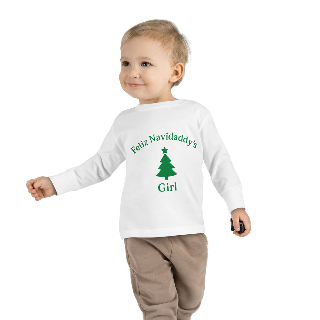 Toddler Feliz Navidaddy's Girl Long Sleeve
