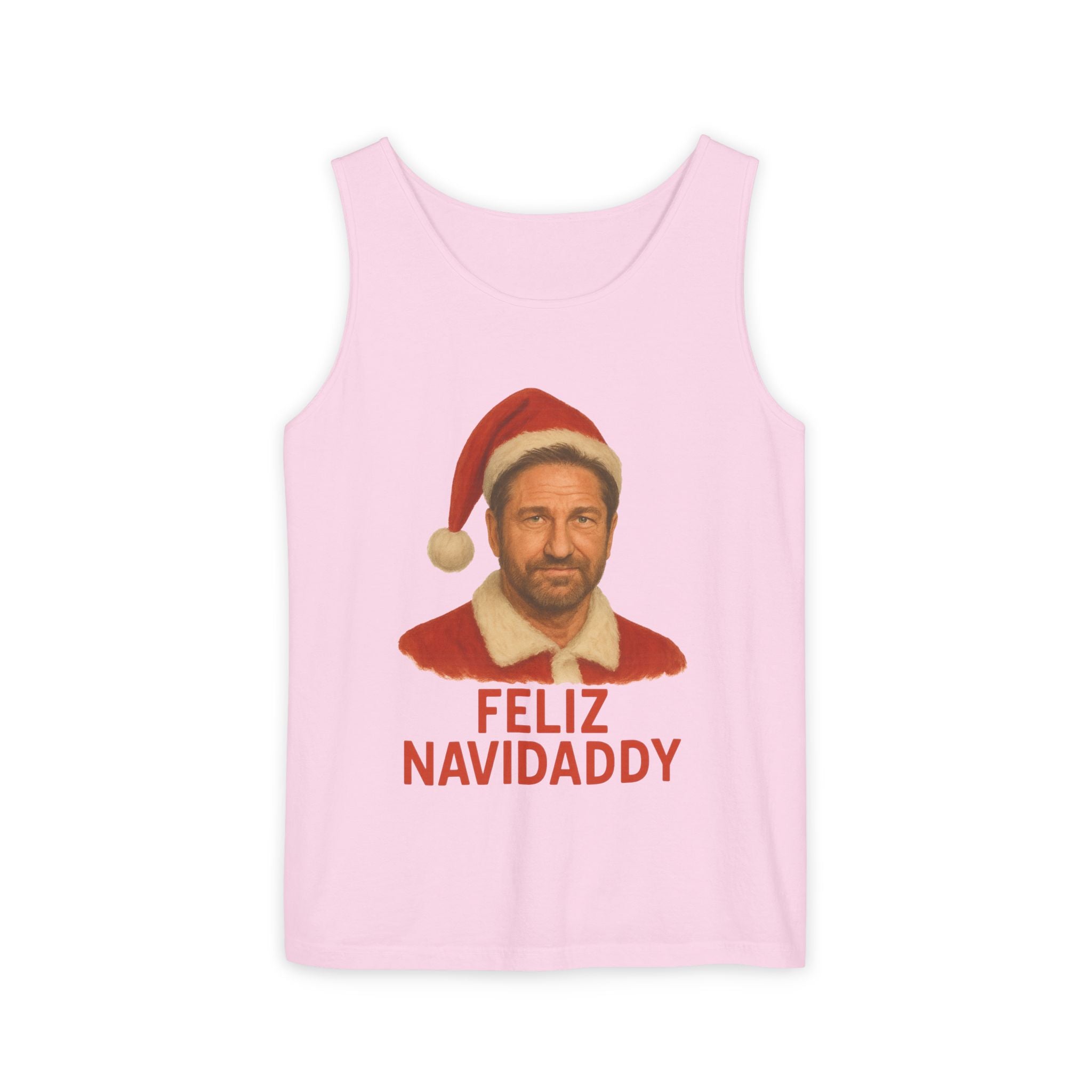 Gerard Butler Feliz Navidaddy Tank Top