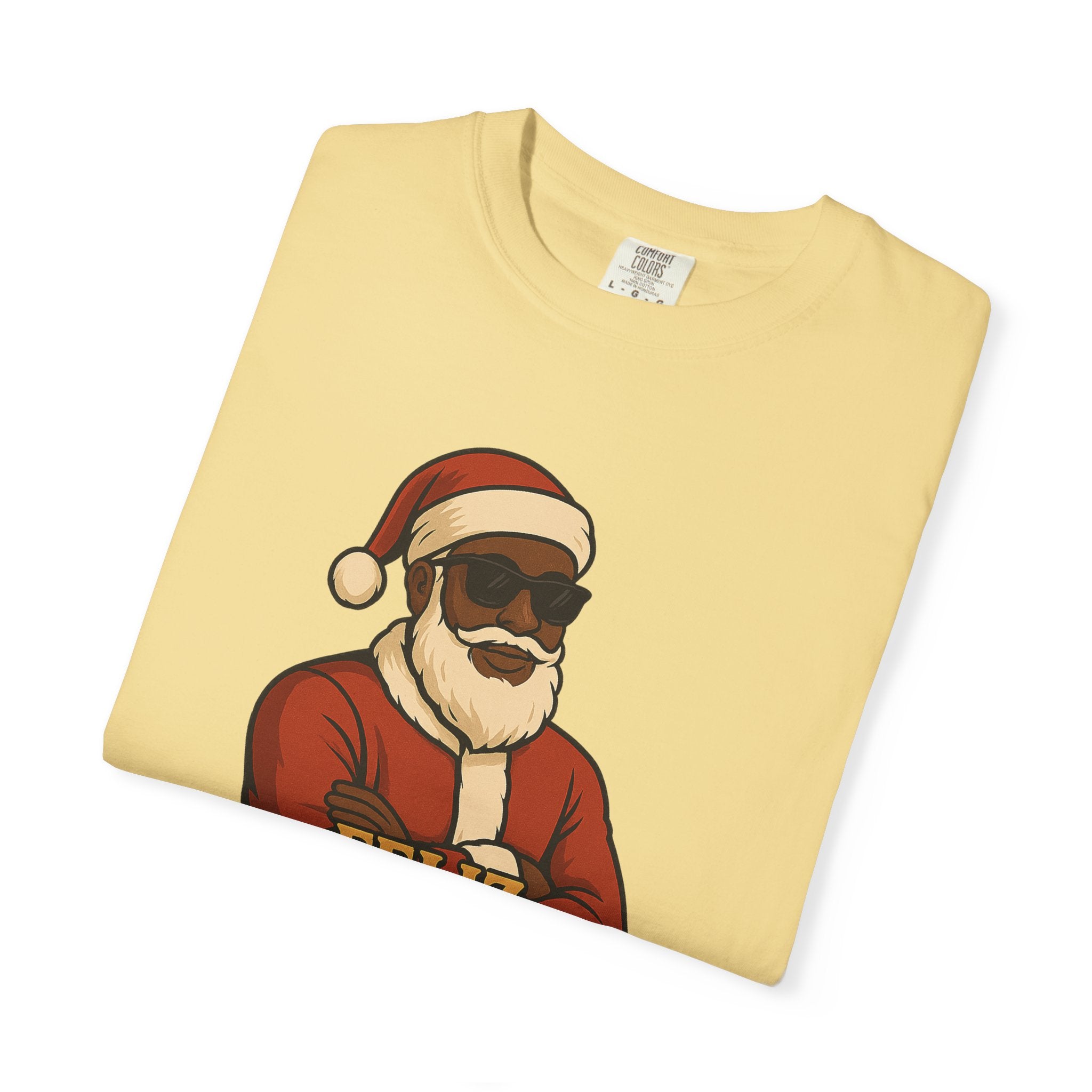 Black Santa Feliz Navidaddy T Shirt