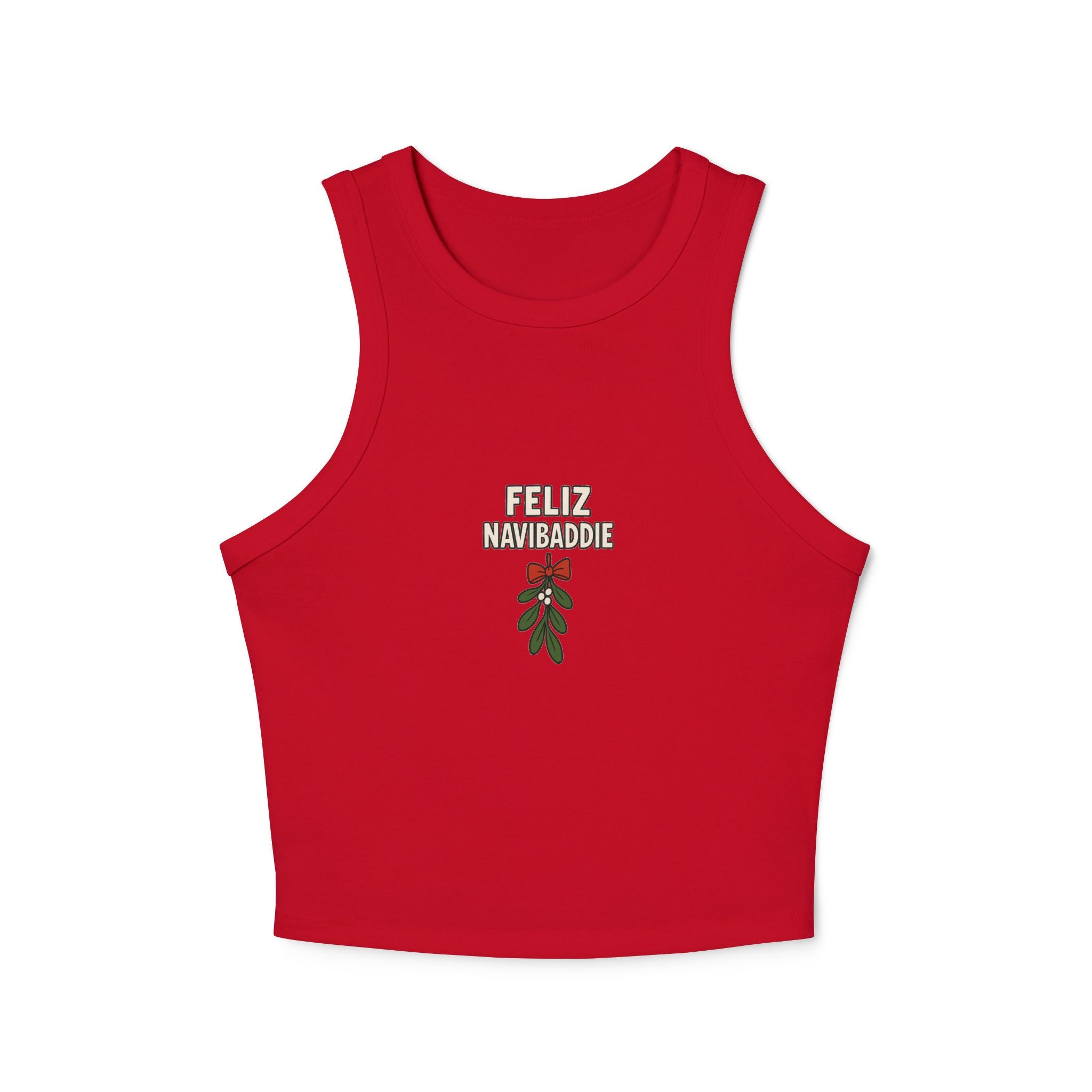 Feliz Navibaddie Women's Micro Rib Racer Tank Top