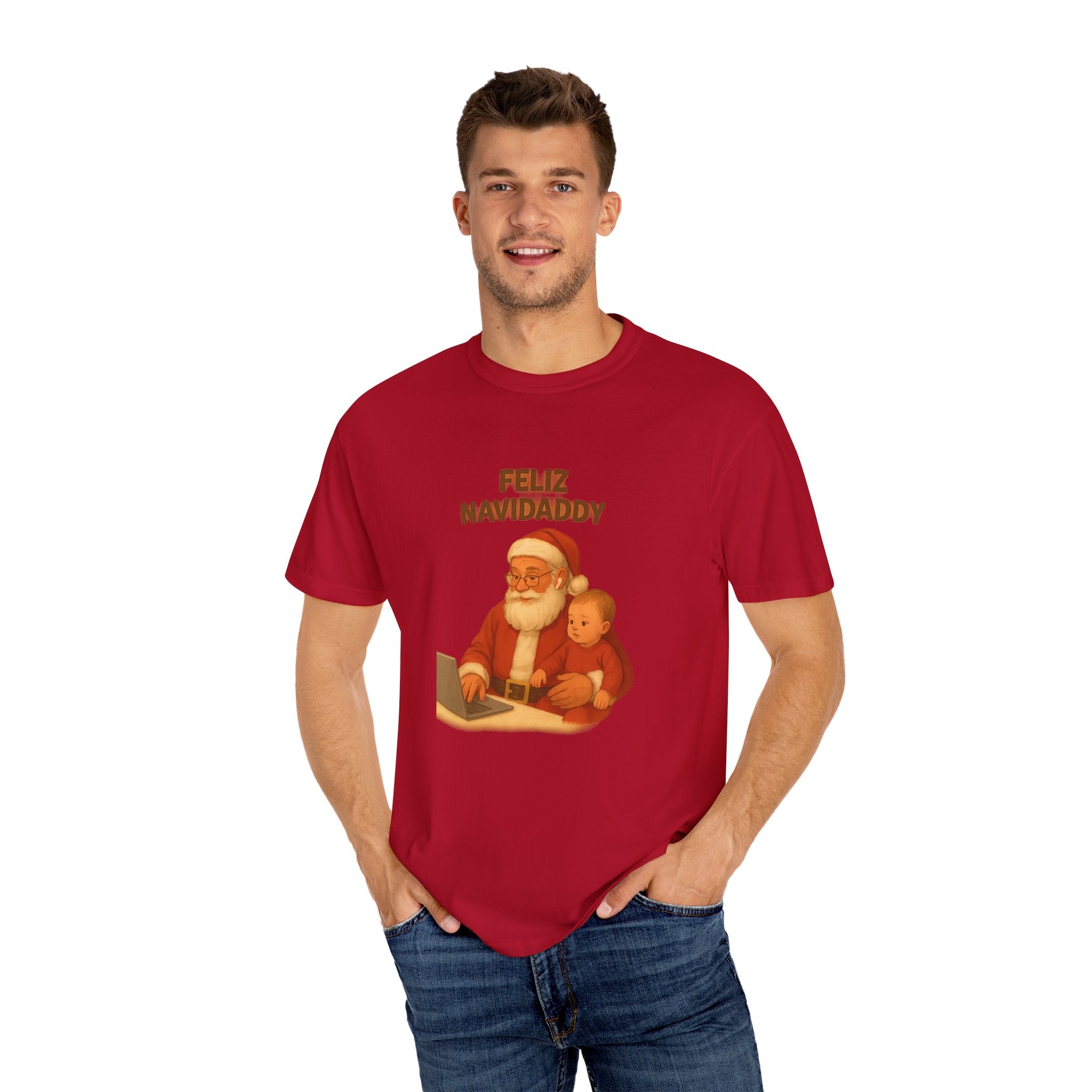Working Dad Feliz Navidaddy T Shirt