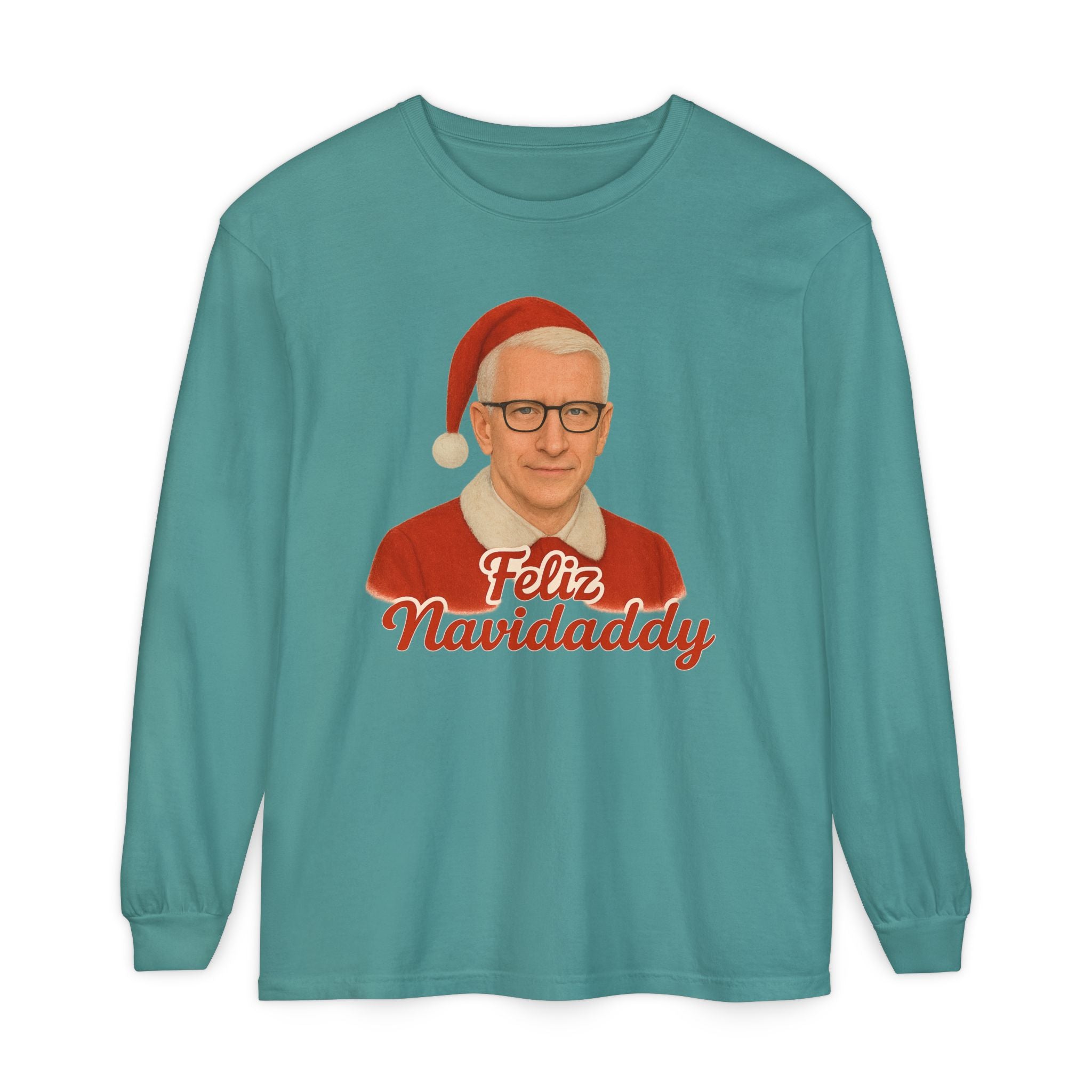 Anderson Cooper Feliz Navidaddy Long Sleeve