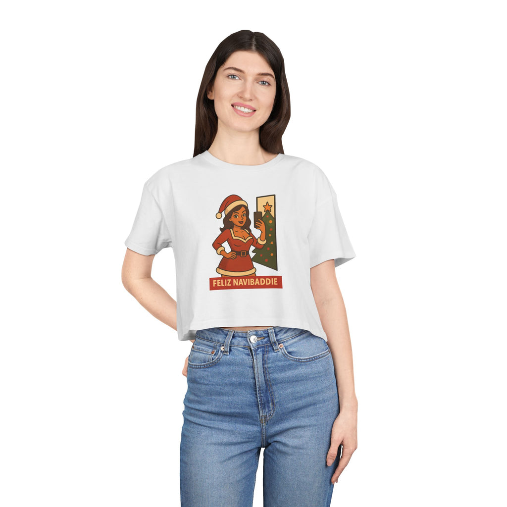 Feliz Navibaddie Brunette Crop Top