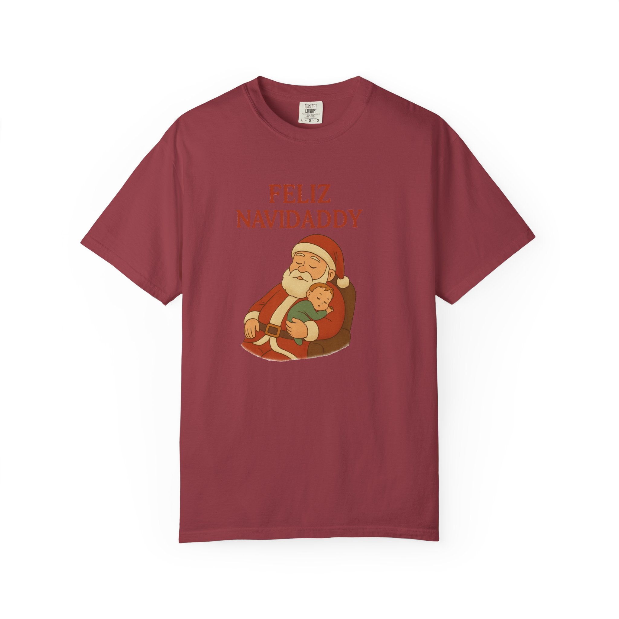 Feliz Navidaddy Sleeping Dad and Baby T Shirt