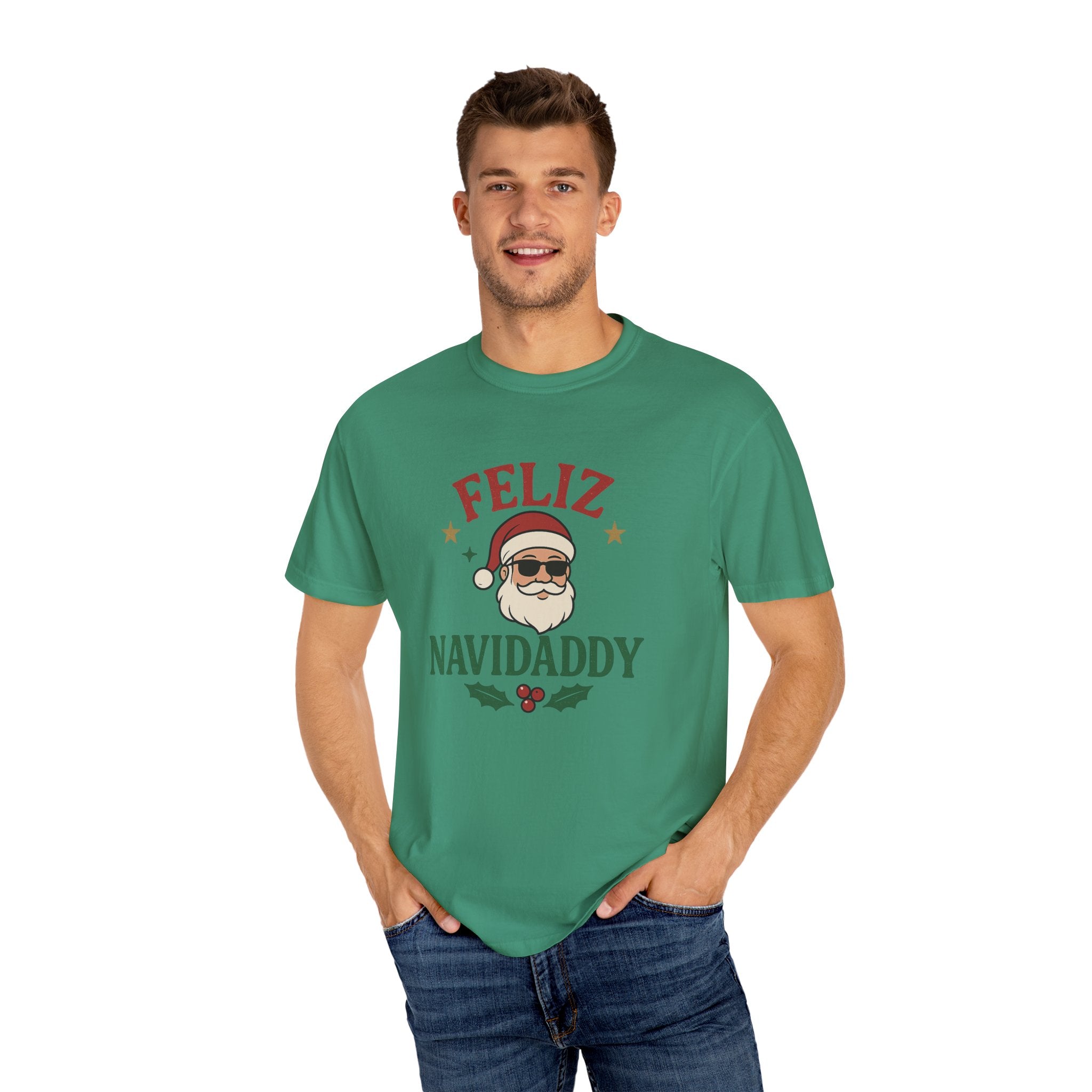 Feliz Navidaddy Mistletoe T shirt