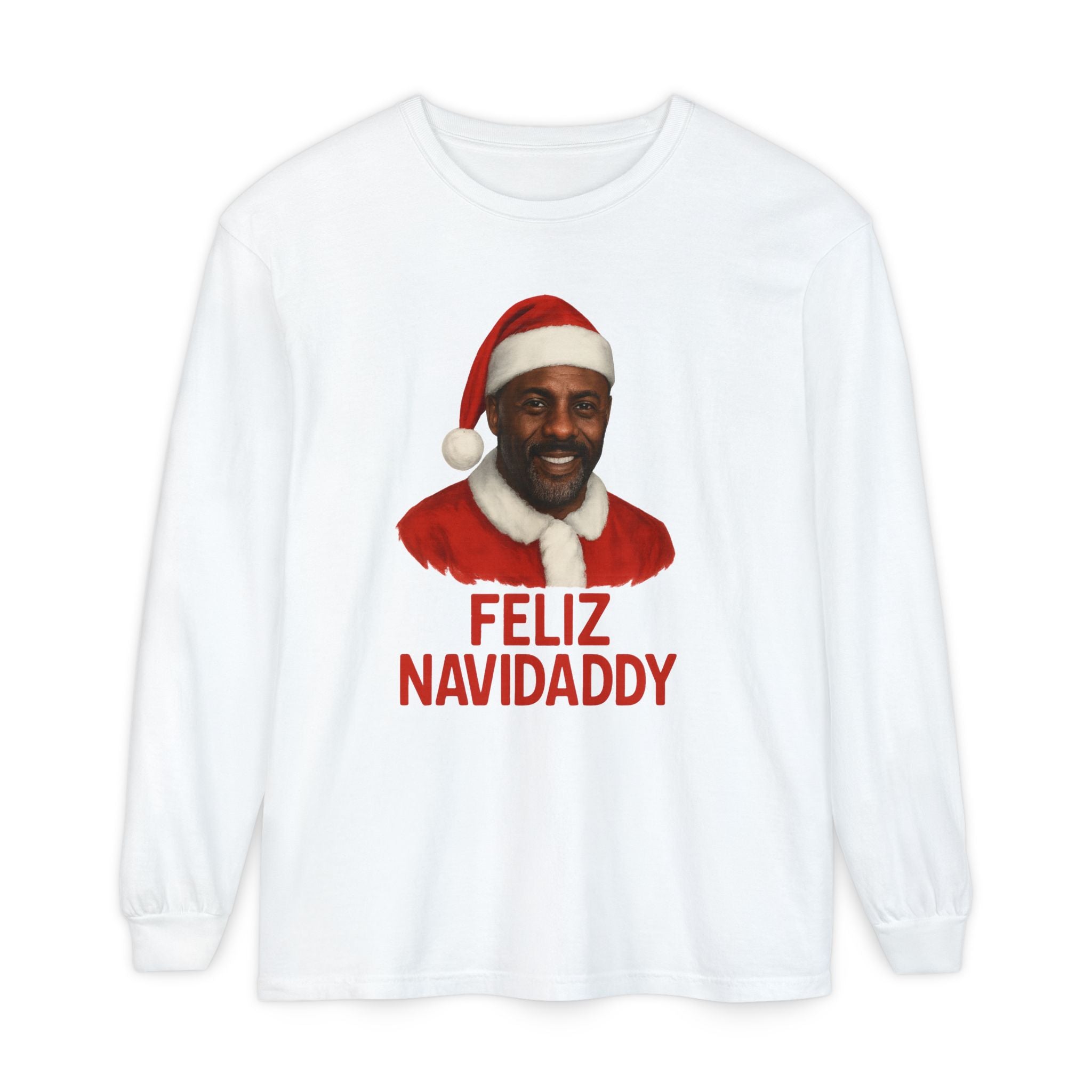 Idris Elba Feliz Navidaddy Long Sleeve