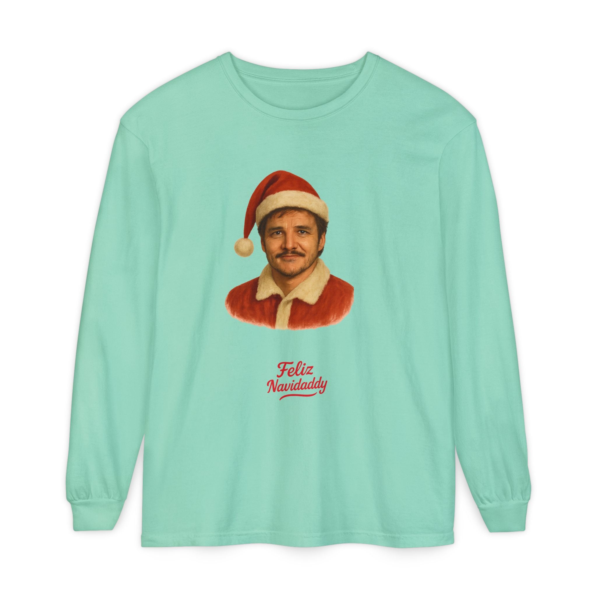 Pedro Pascal Feliz Navidaddy Long Sleeve
