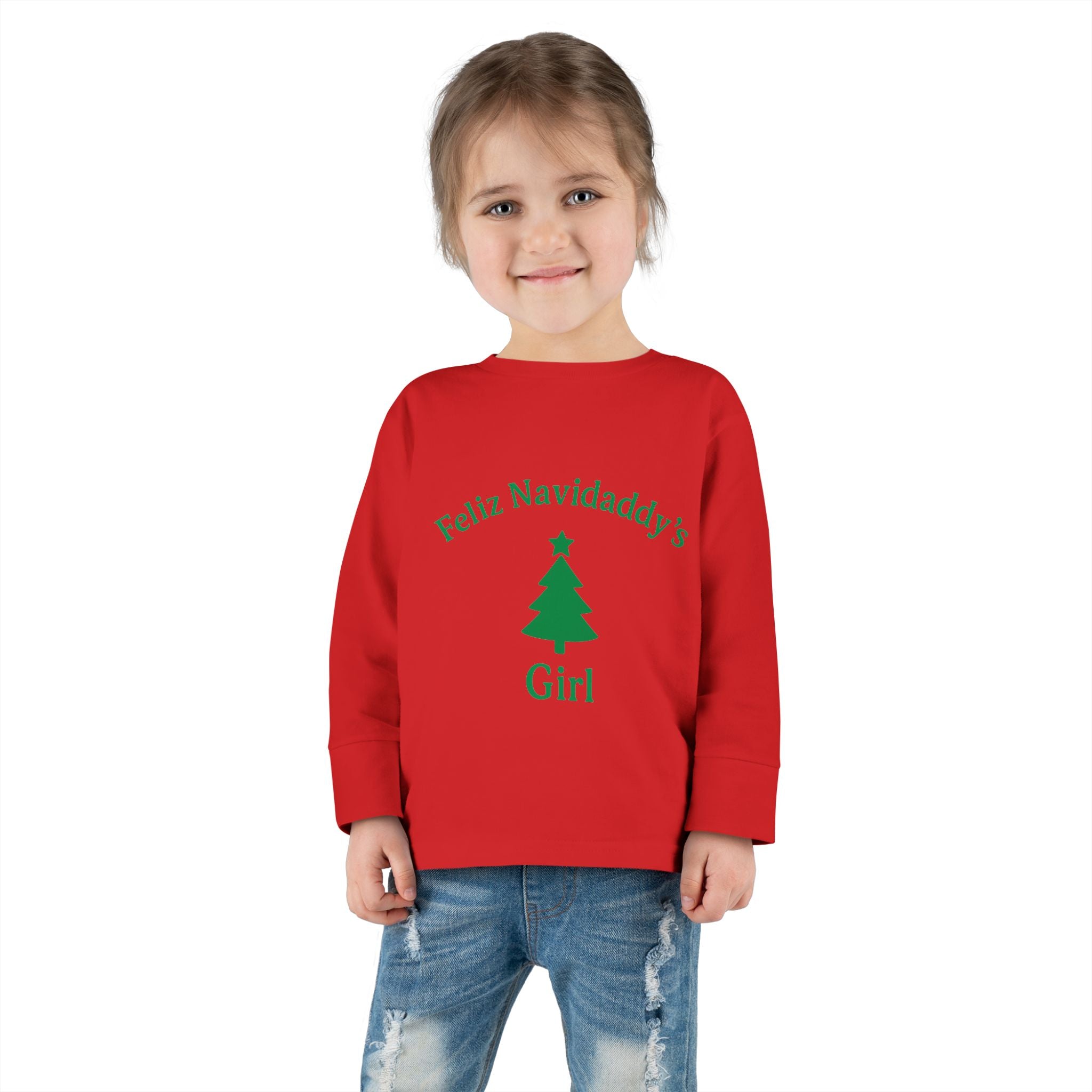 Toddler Feliz Navidaddy's Girl Long Sleeve