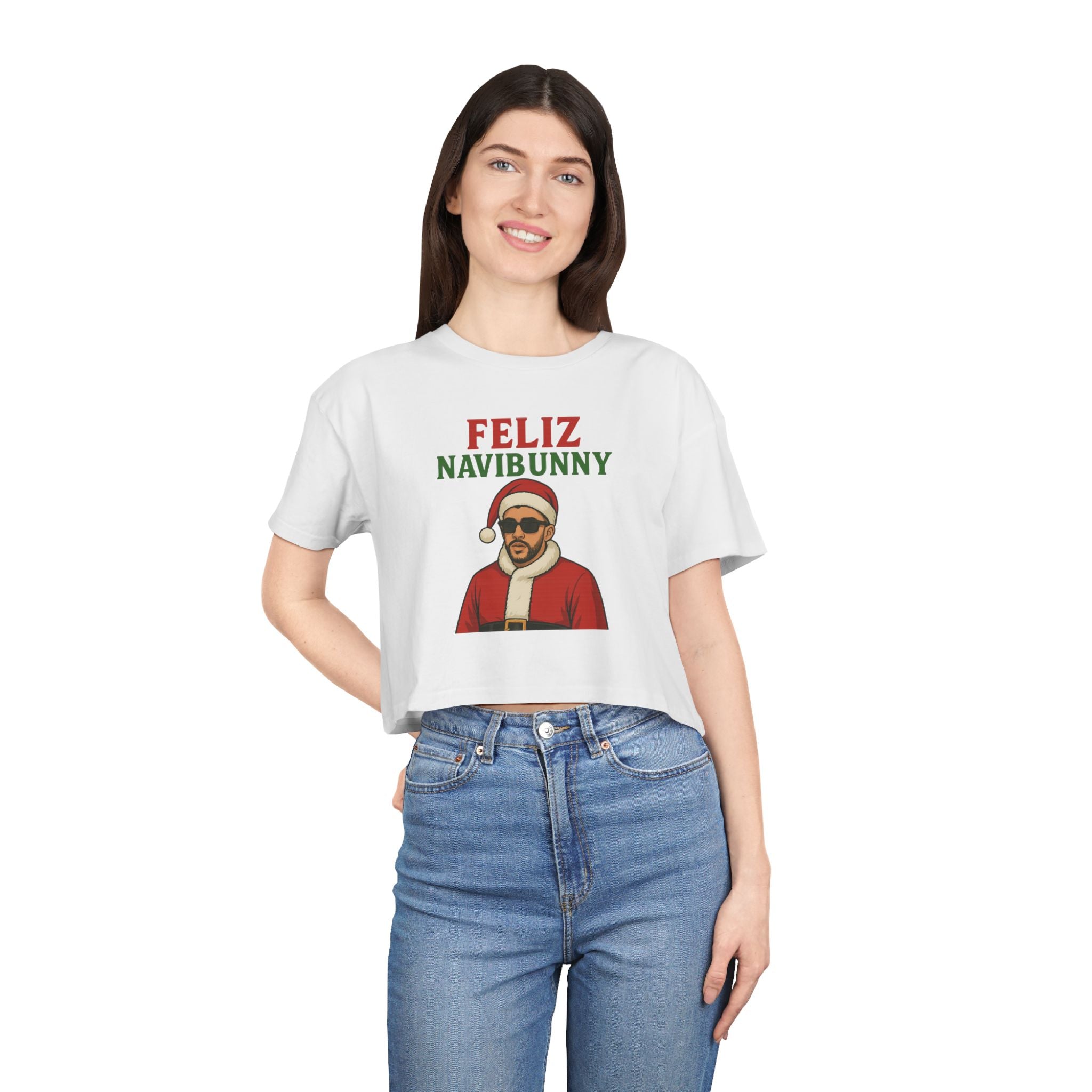 Bunny Crop Top Feliz Navibunny