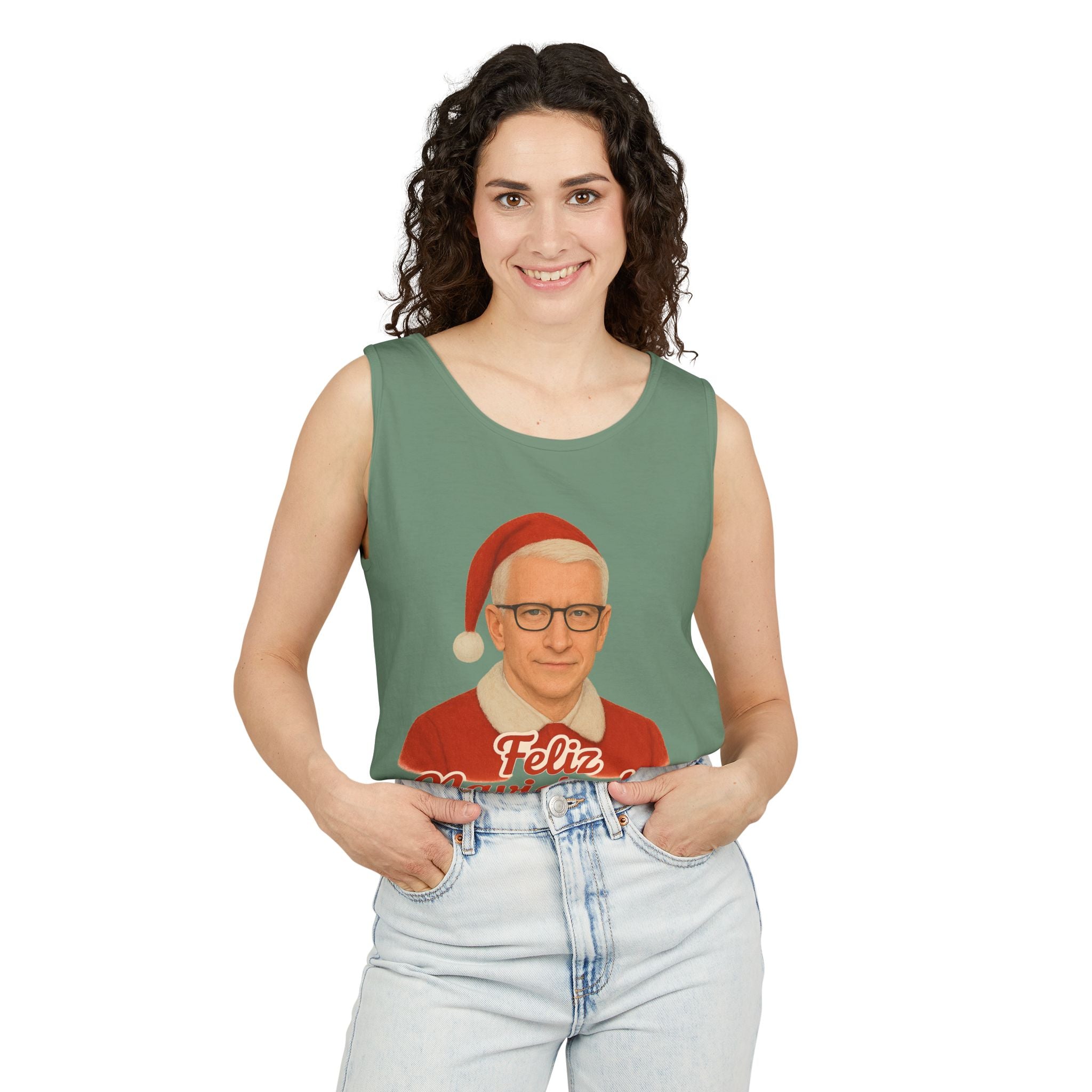 Anderson Cooper Feliz Navidaddy Tank