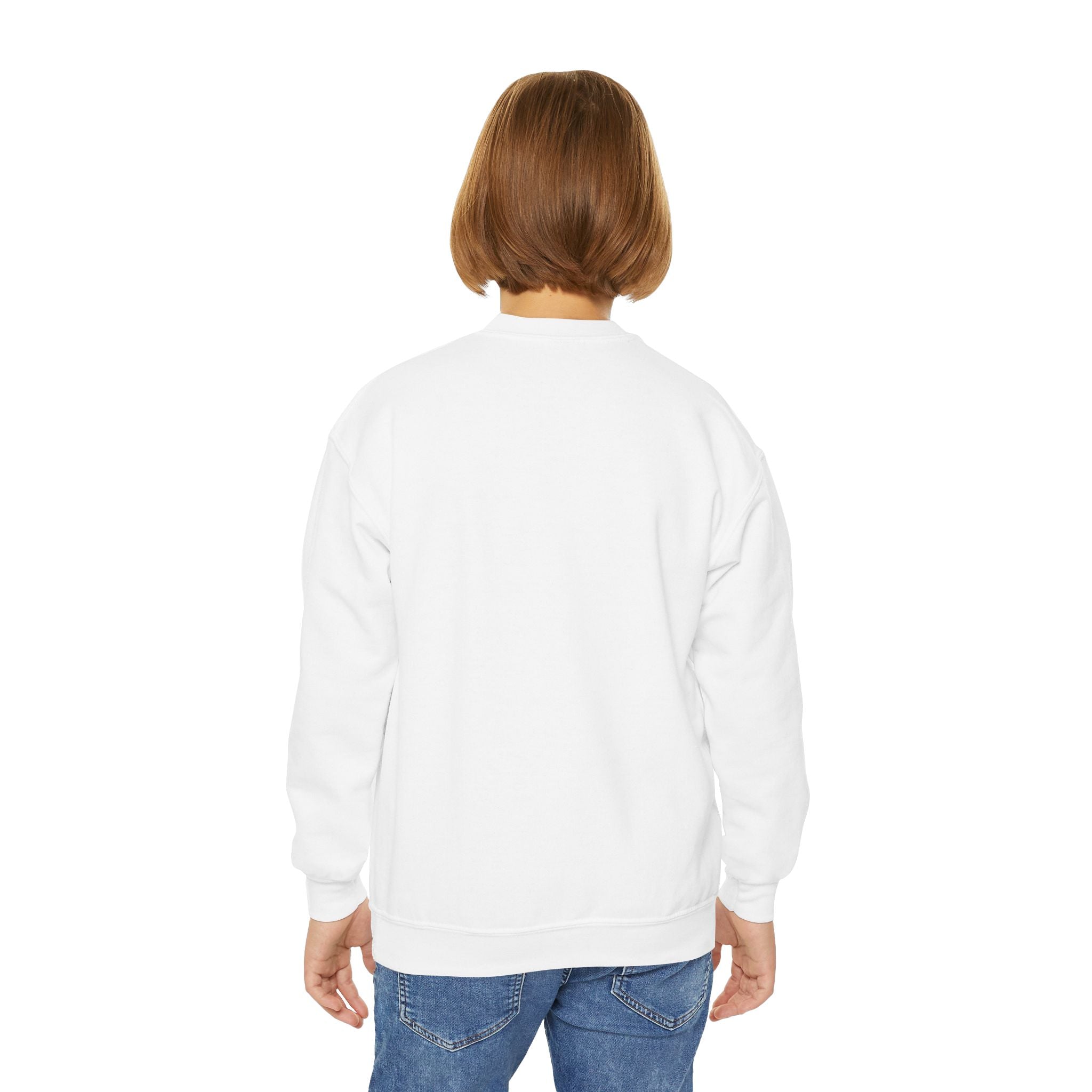 Feliz Navidaddys Girl Youth Crewneck Sweatshirt