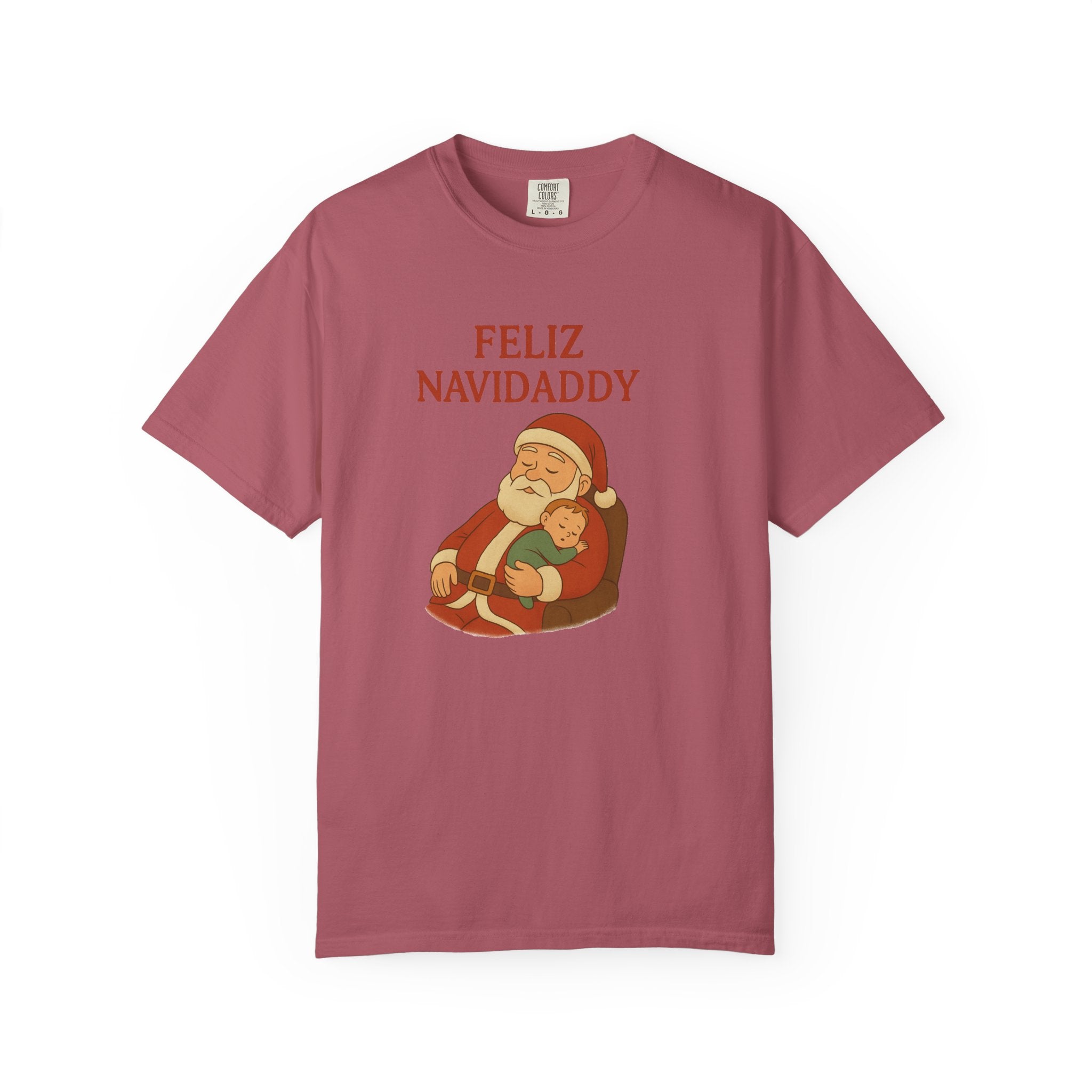 Feliz Navidaddy Sleeping Dad and Baby T Shirt