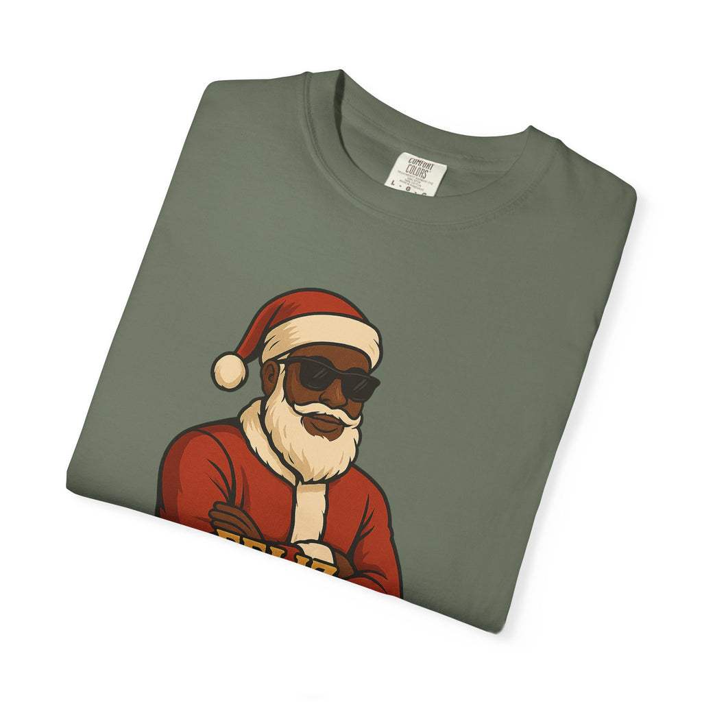 Black Santa Feliz Navidaddy T Shirt
