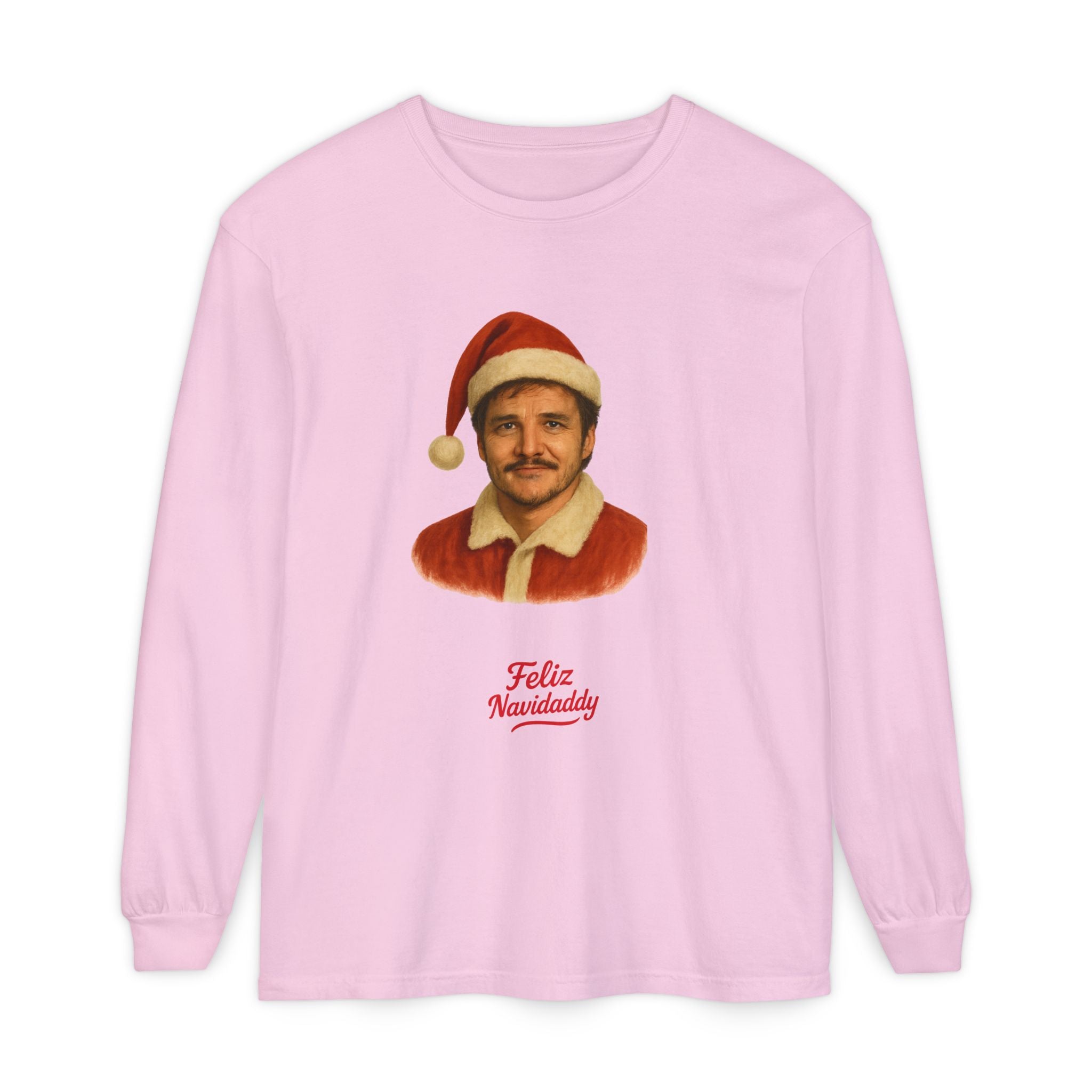 Pedro Pascal Feliz Navidaddy Long Sleeve