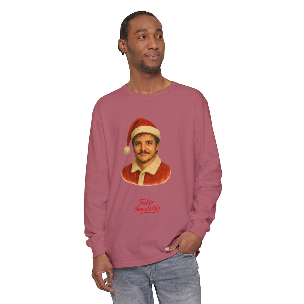 Pedro Pascal Feliz Navidaddy Long Sleeve