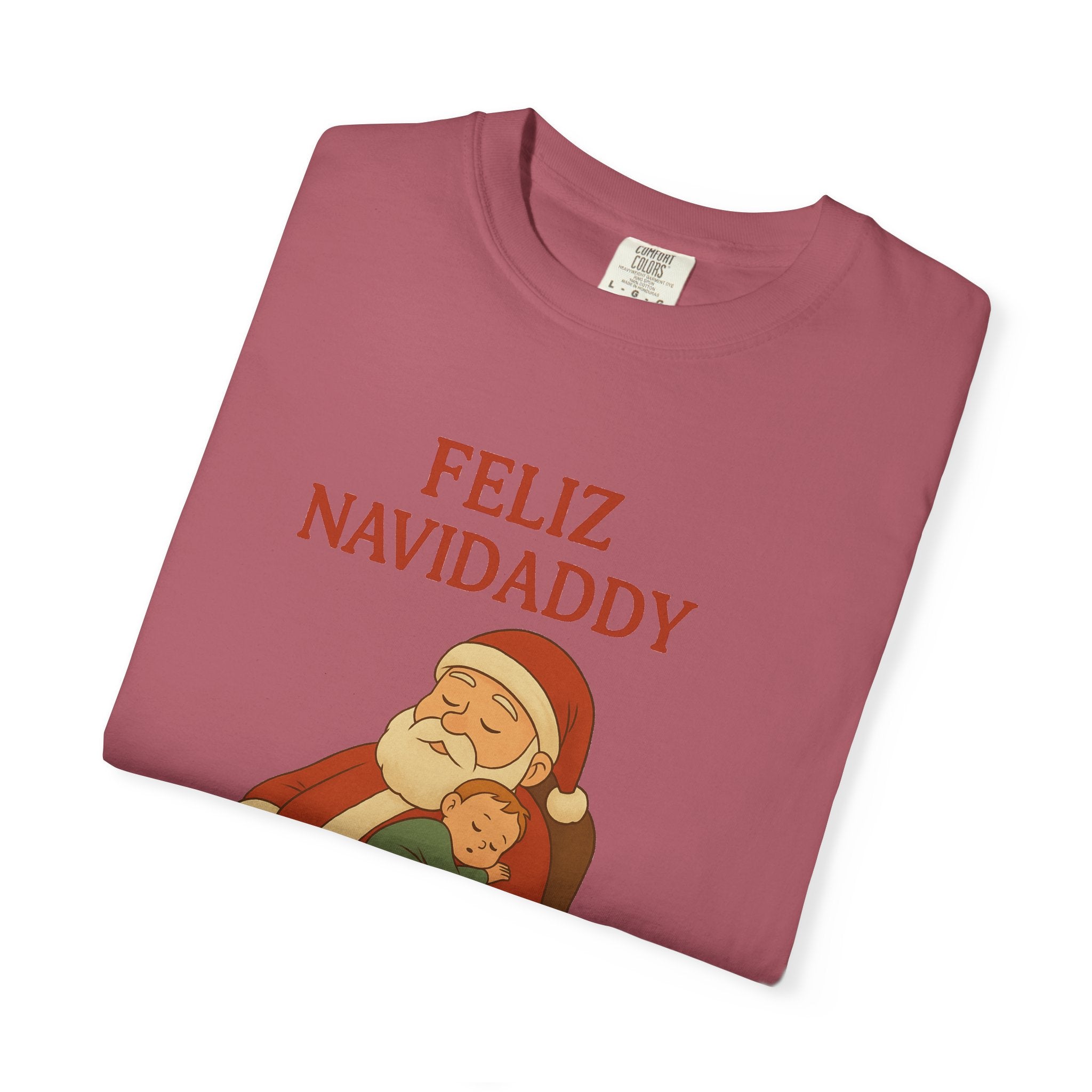Feliz Navidaddy Sleeping Dad and Baby T Shirt