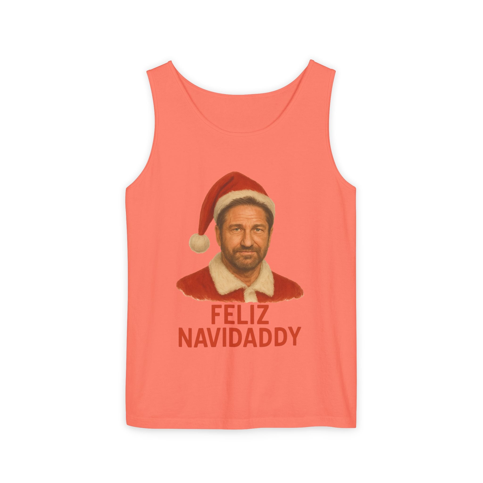 Gerard Butler Feliz Navidaddy Tank Top