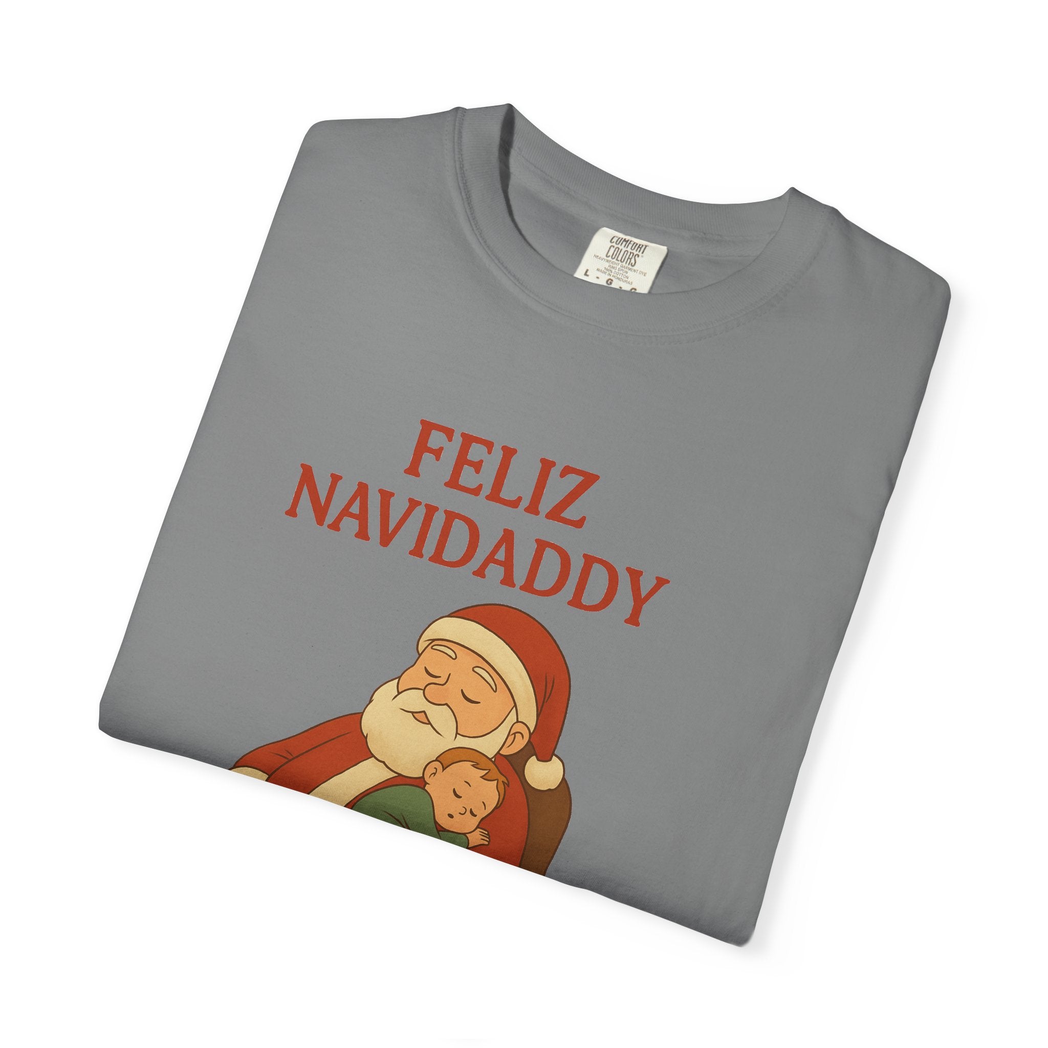 Feliz Navidaddy Sleeping Dad and Baby T Shirt